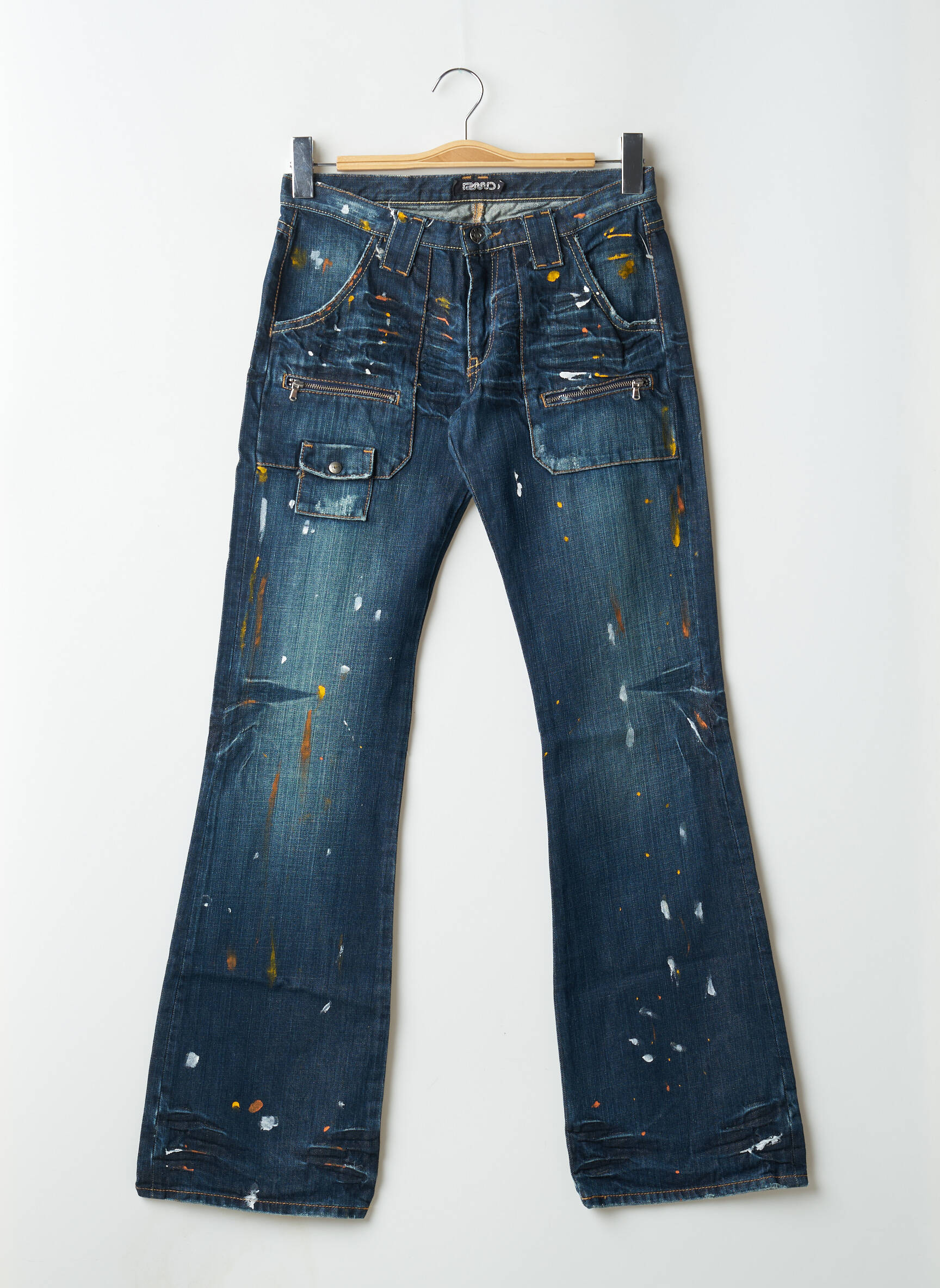 Bootcut džinsai normala dydis normala dydis mėlyna RWD moteris