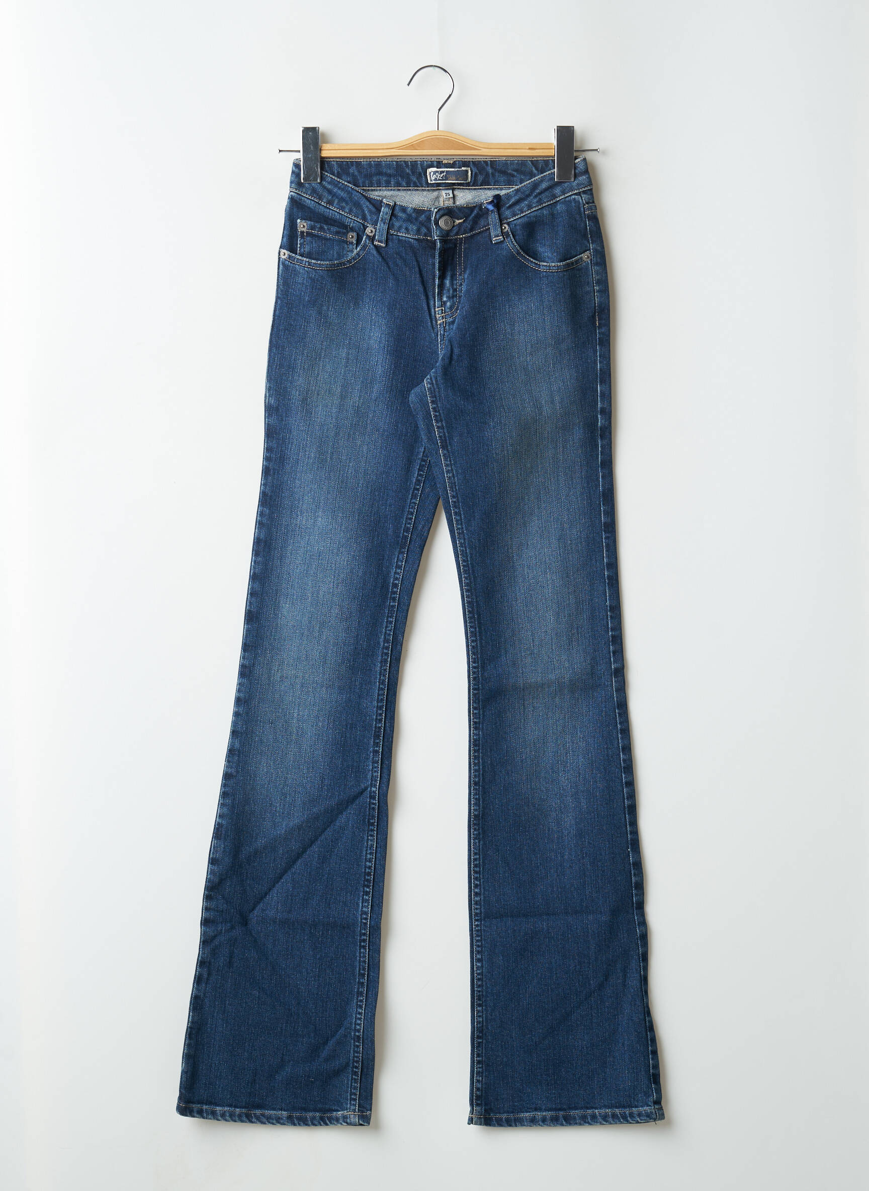Bootcut džinsai tamprumas maža dydžio mėlyna TEDDY SMITH moteris