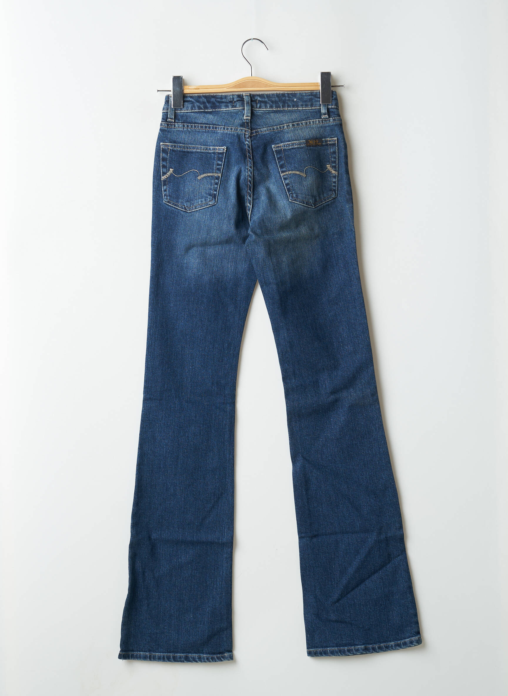 Bootcut džinsai tamprumas maža dydžio mėlyna TEDDY SMITH moteris