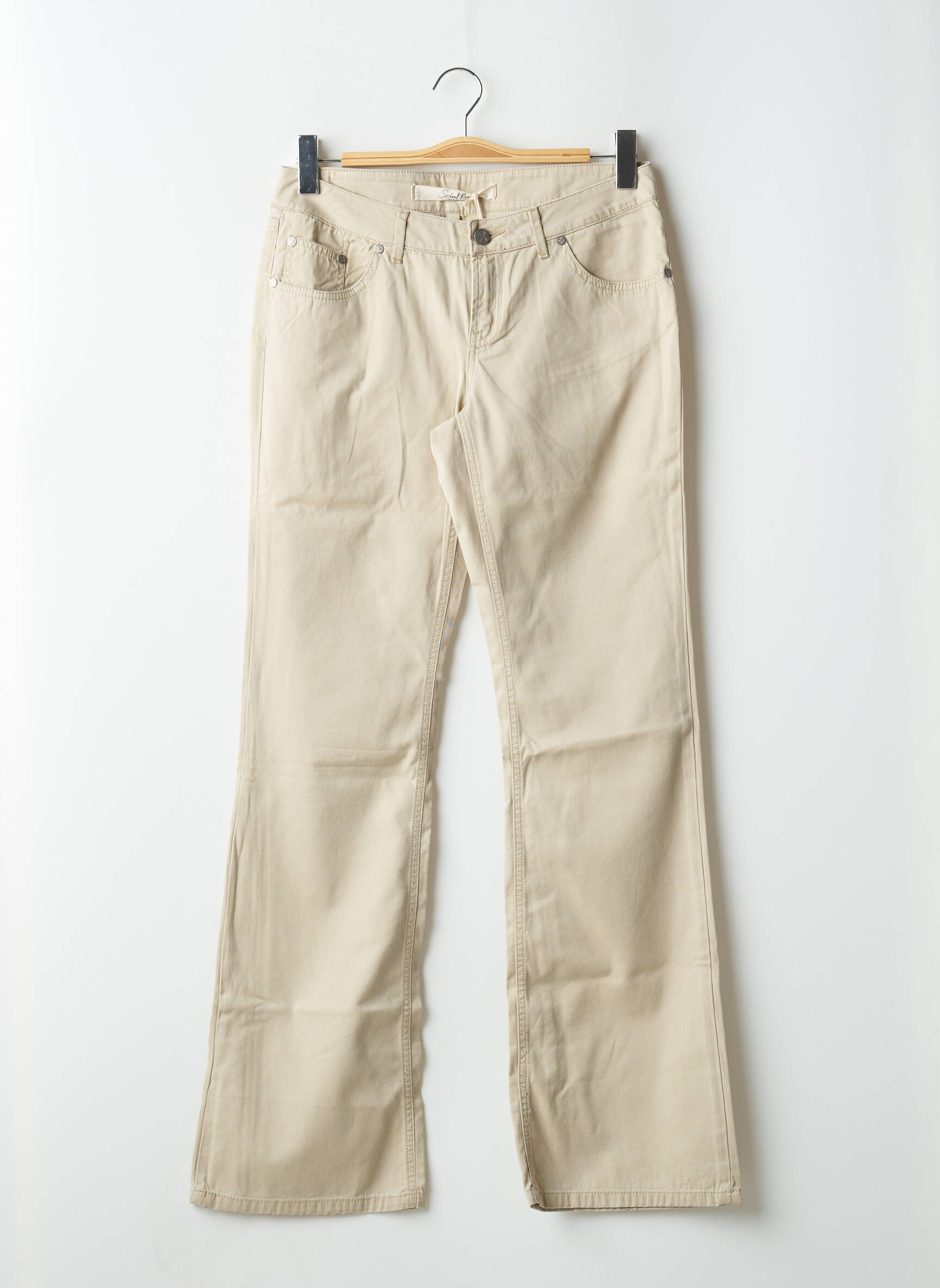 Bootcut džinsai kišenės maža dydžio bežinis SCHOOL RAG moteris