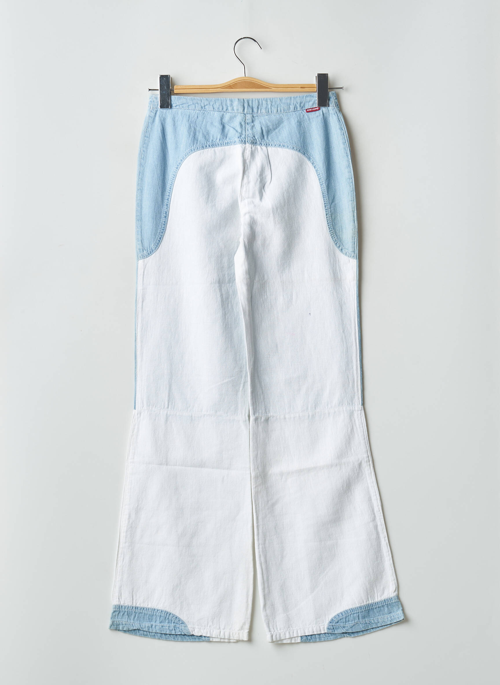 Bootcut džinsai kišenės maža dydžio mėlyna CHEYENNE moteris