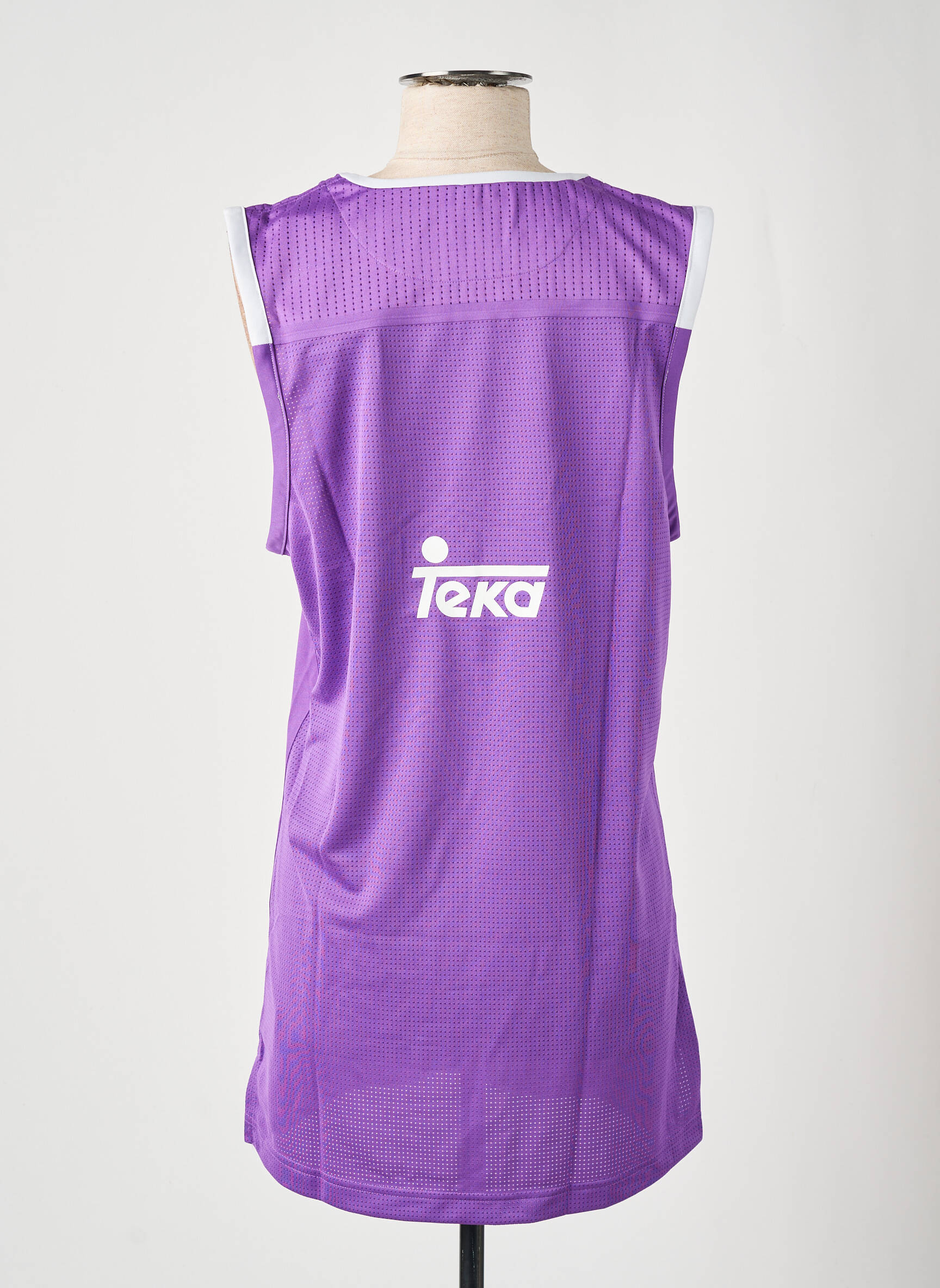 Marškiniai be rankovių tiesi kirpimas be rankų violetinis ADIDAS vyras