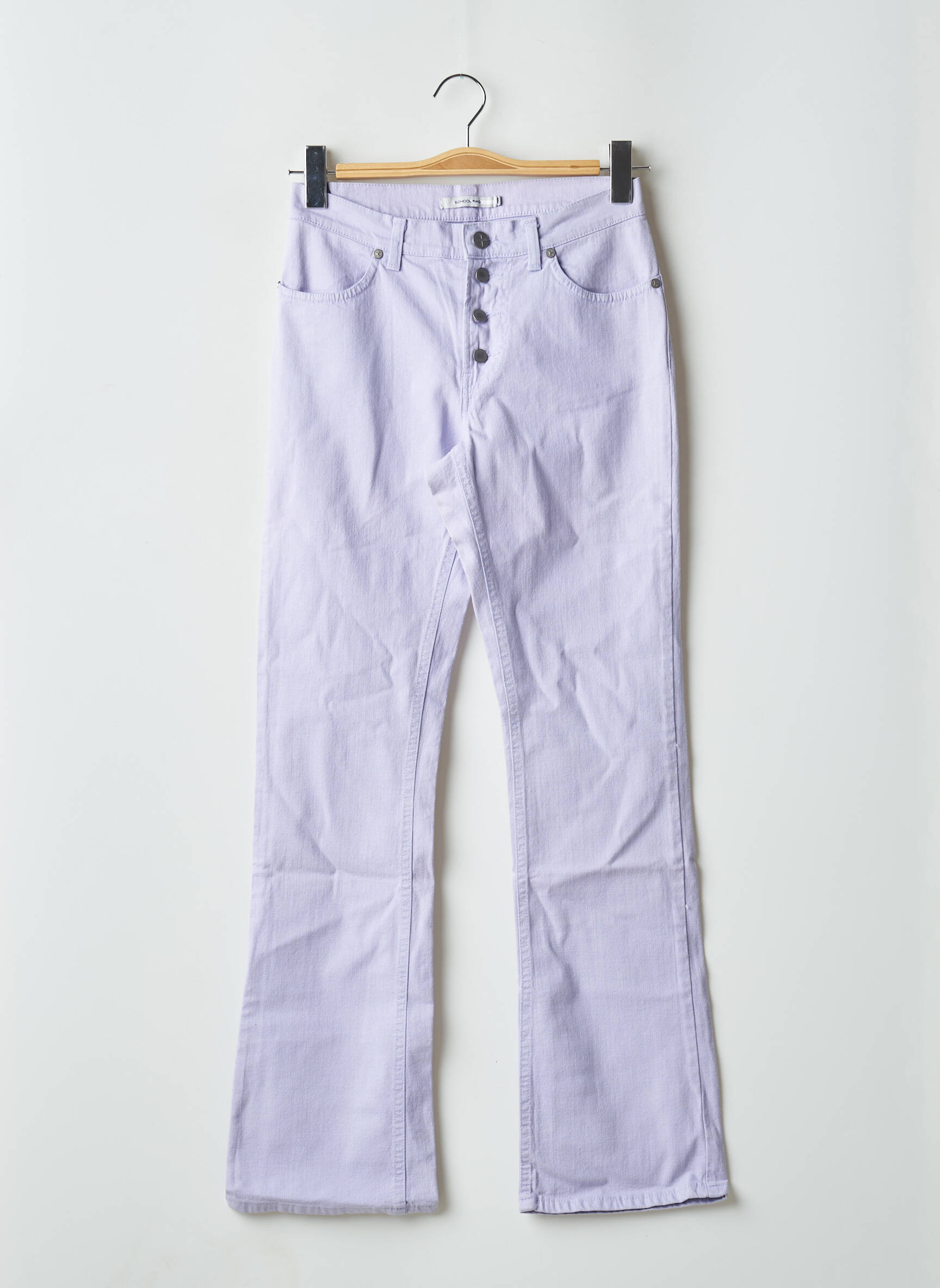 Bootcut džinsai normala dydis normala dydis violetinis SCHOOL RAG moteris