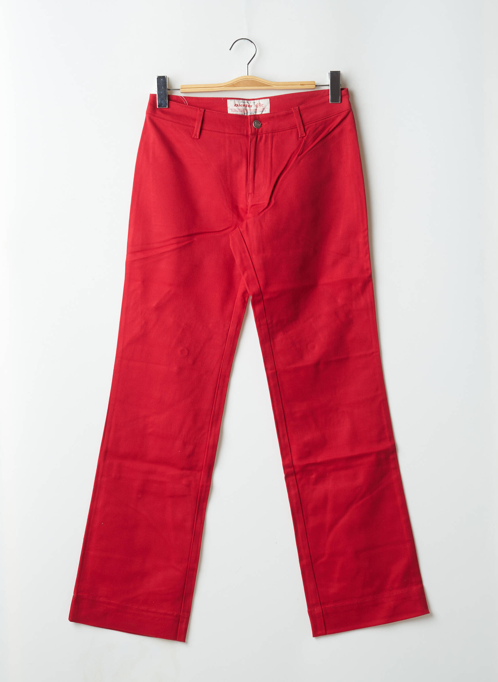 Tiesi kelnė tamprumas normala dydis raudona DICKIES moteris