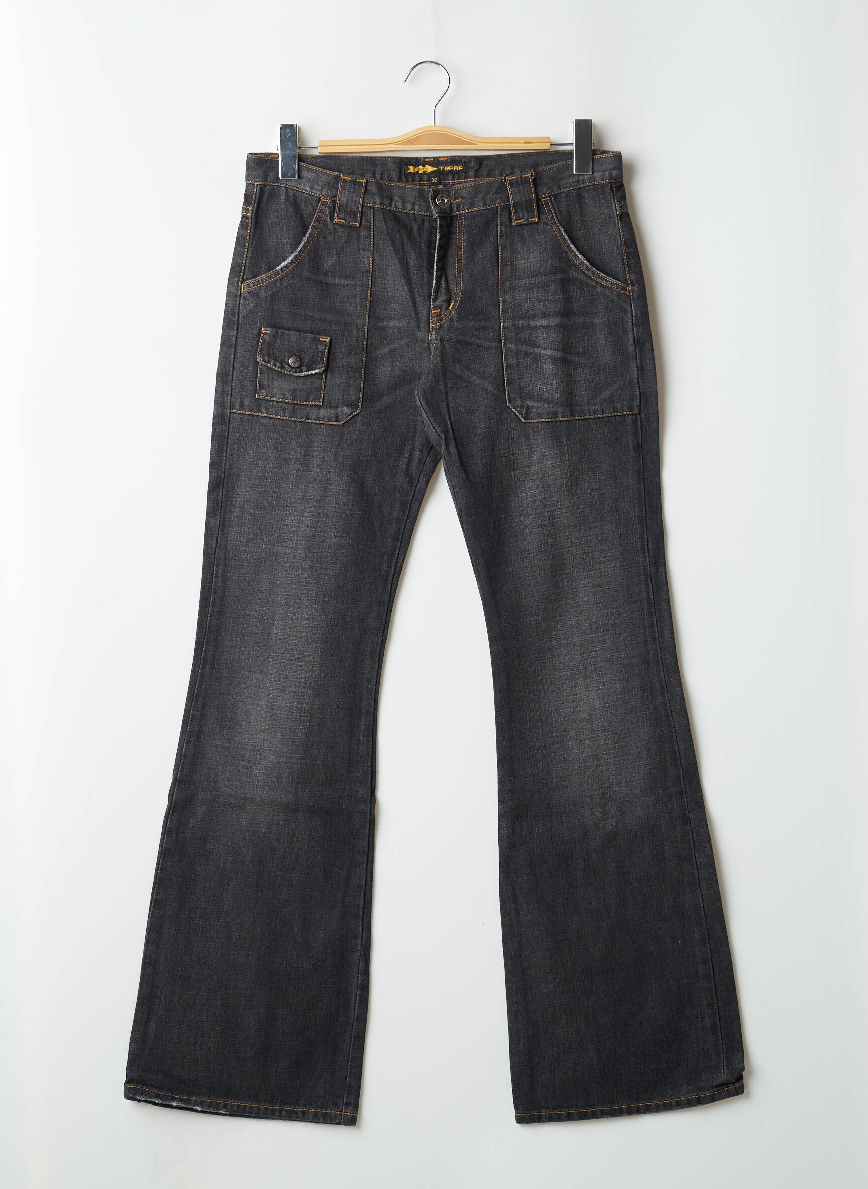 Bootcut džinsai normala dydis normala dydis juodas RWD moteris
