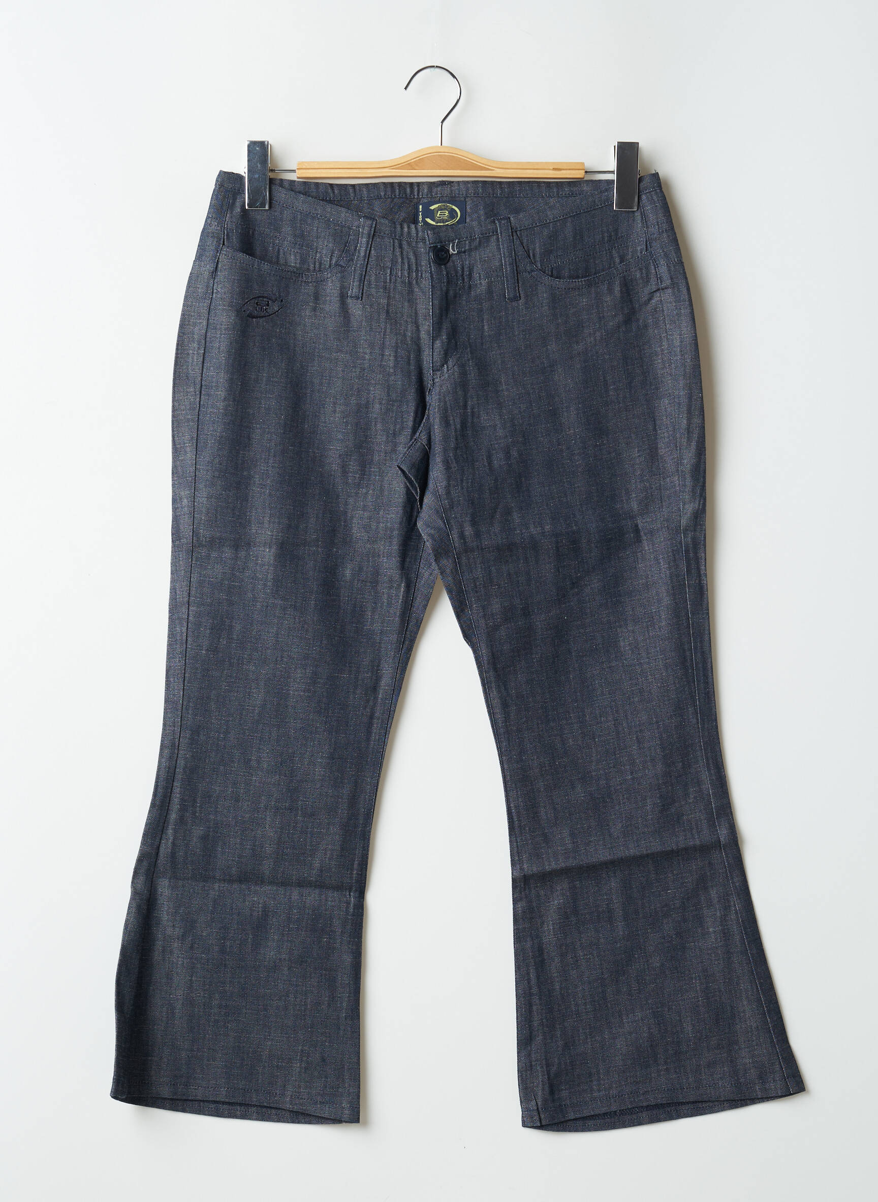 Bootcut džinsai kišenės mėlyna BE YOU K moteris
