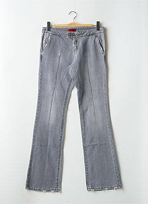 Bootcut džinsai brutinis audimas maža dydžio pilka CIMARRON moteris