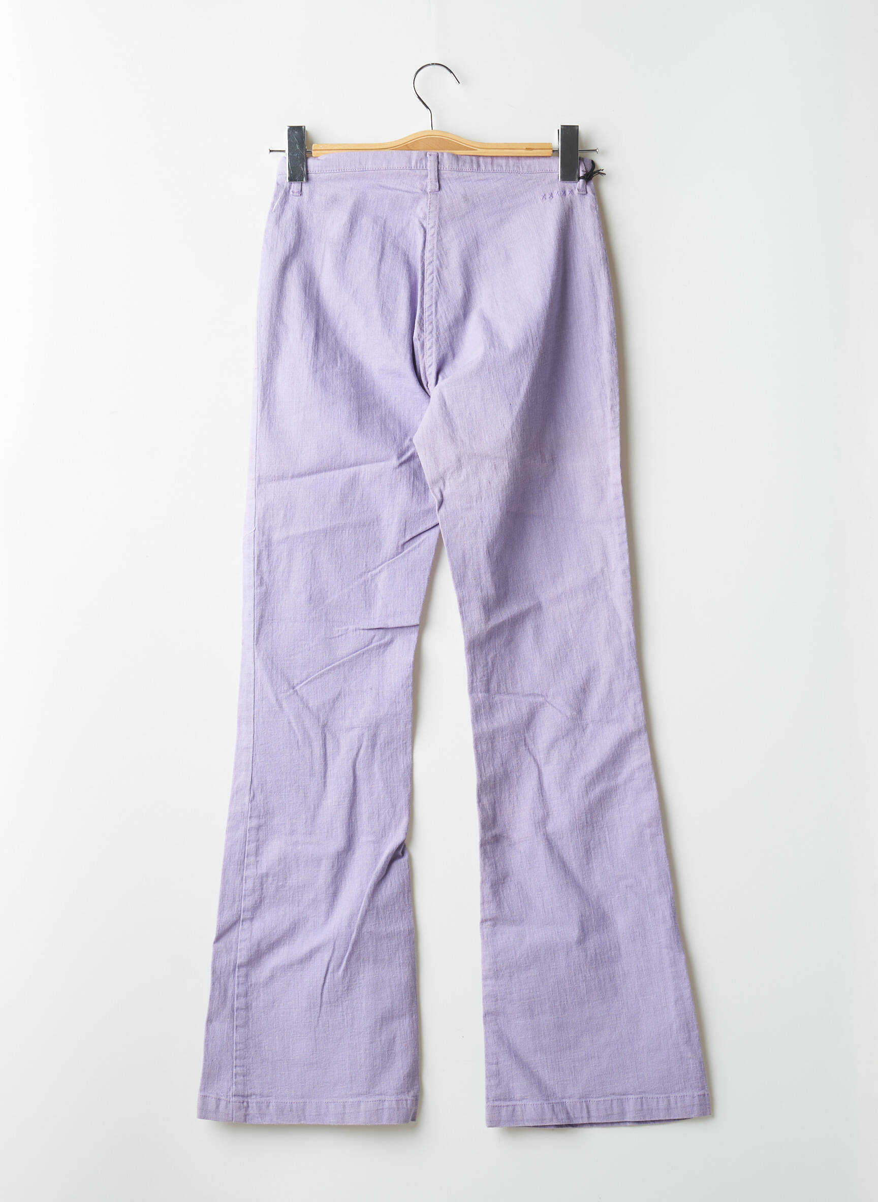 Bootcut džinsai aukšta talija aukšta talija violetinis SCHOOL RAG moteris