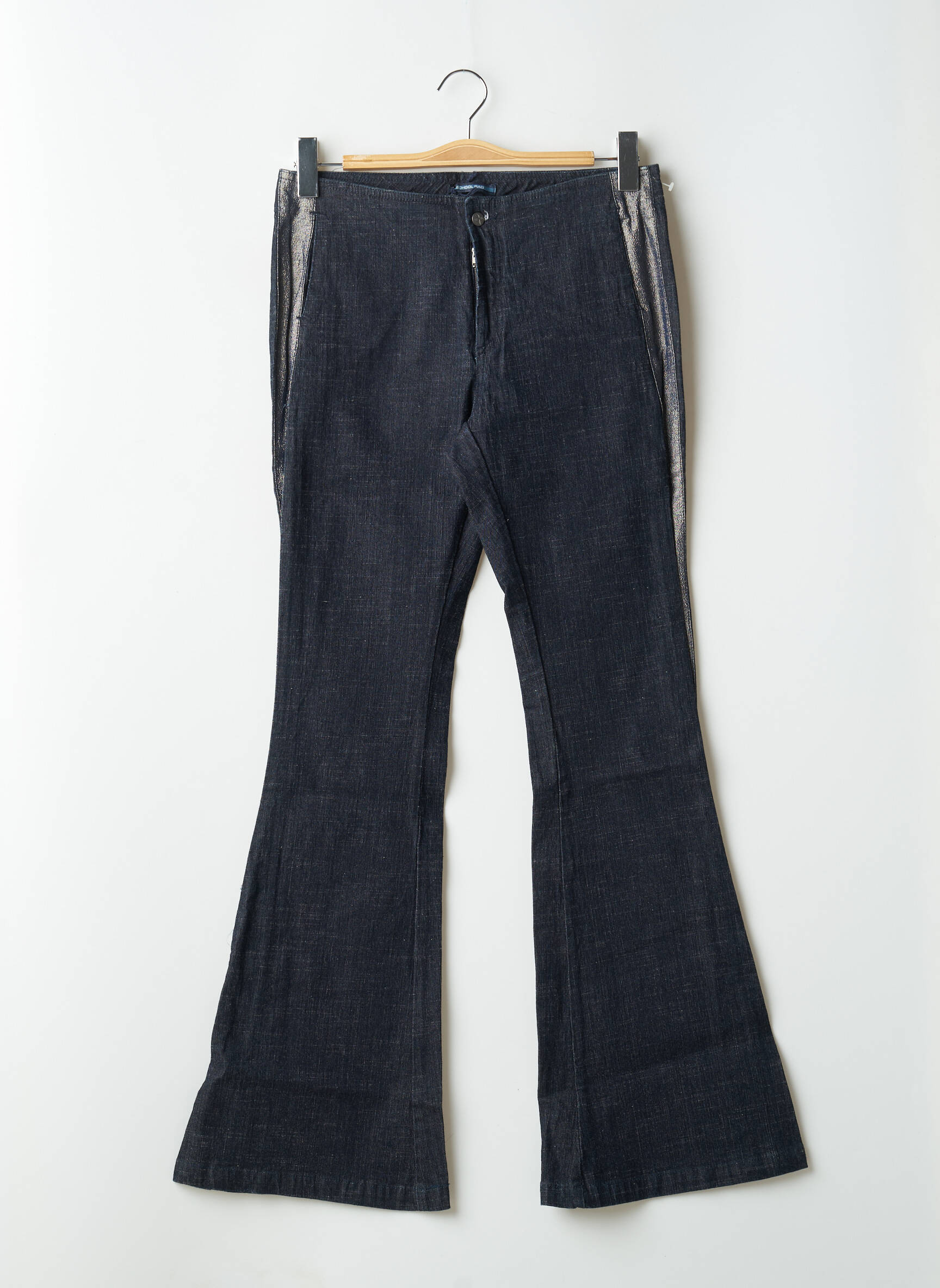 Bootcut džinsai aukšta talija aukšta talija mėlyna SCHOOL RAG moteris