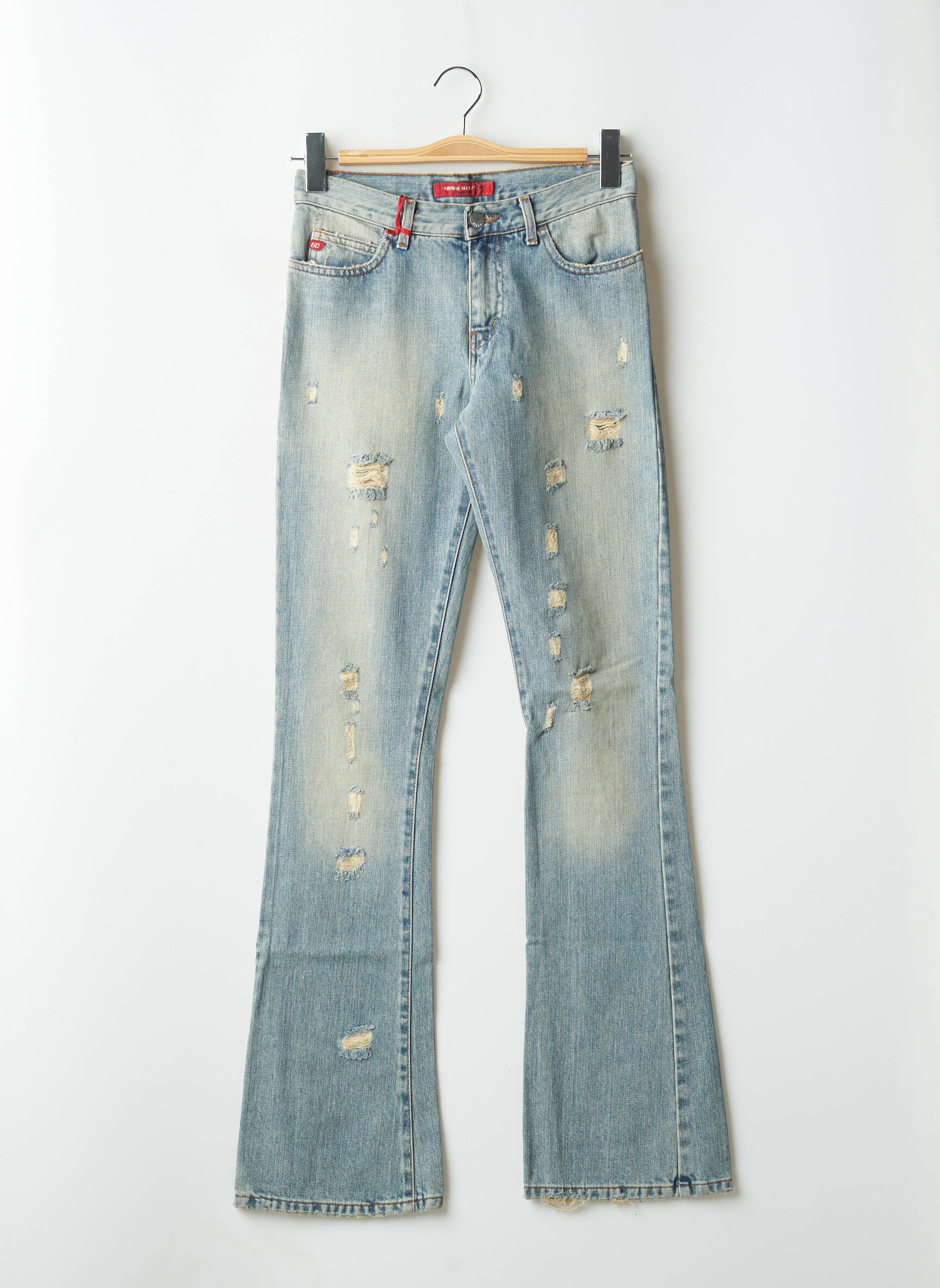 Bootcut džinsai kišenės mėlyna MISS SIXTY moteris
