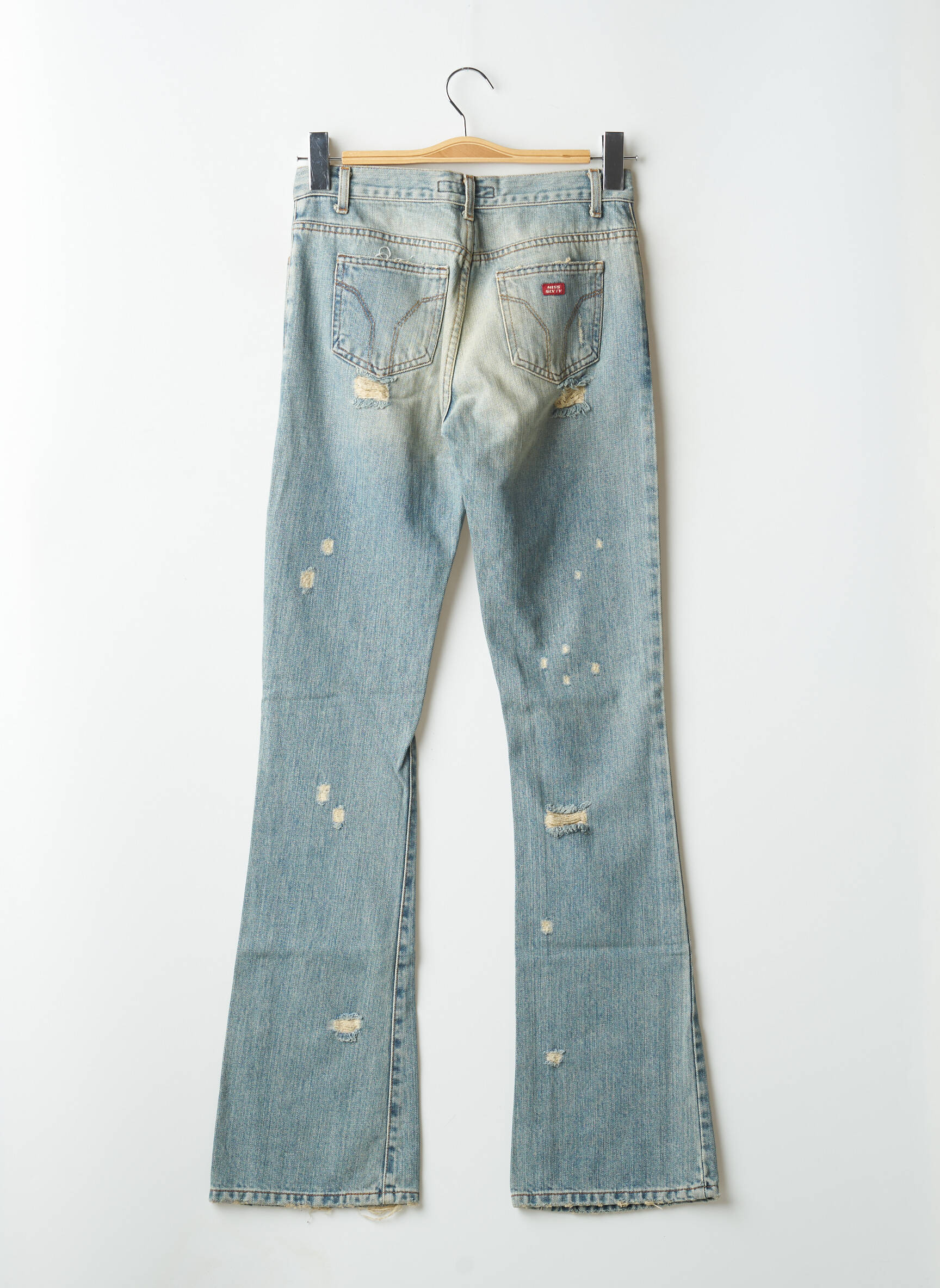 Bootcut džinsai kišenės mėlyna MISS SIXTY moteris