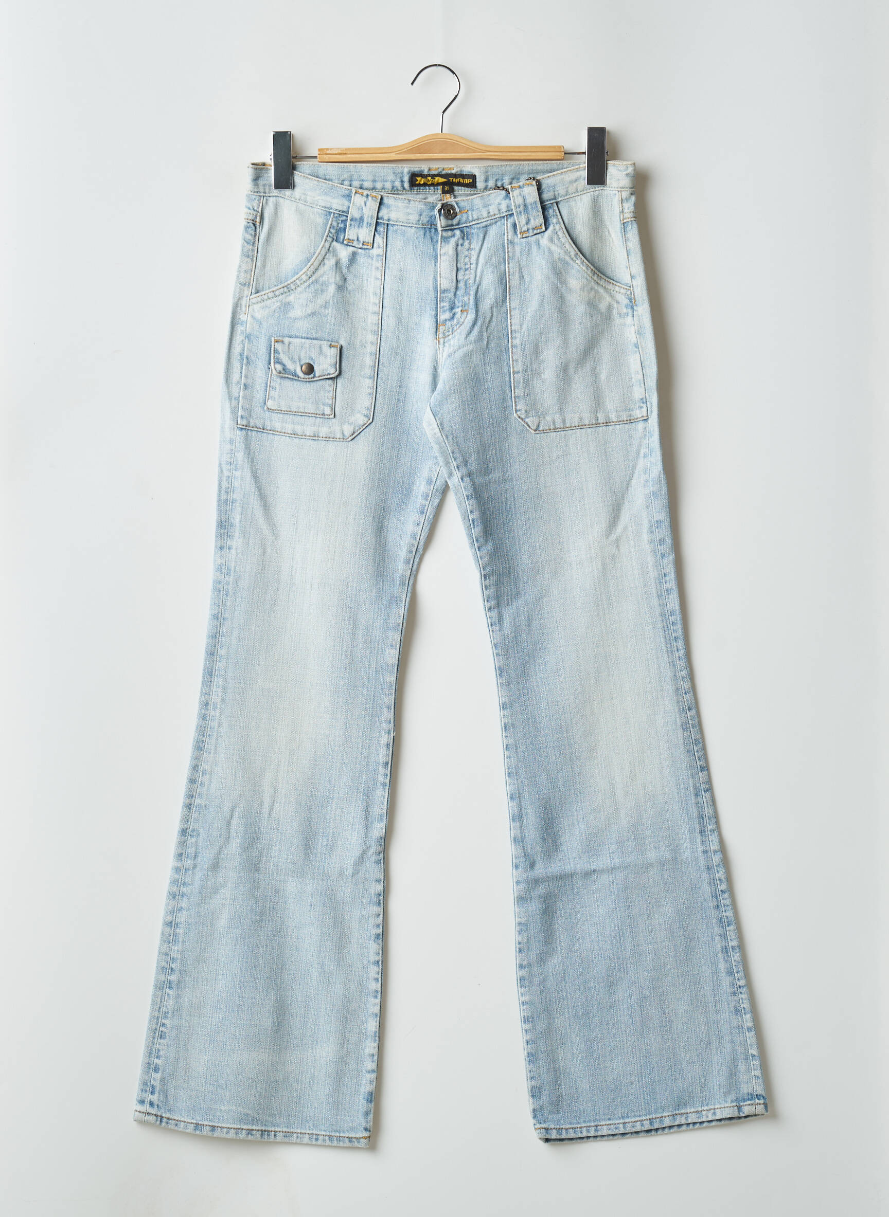 Bootcut džinsai normala dydis normala dydis mėlyna RWD moteris