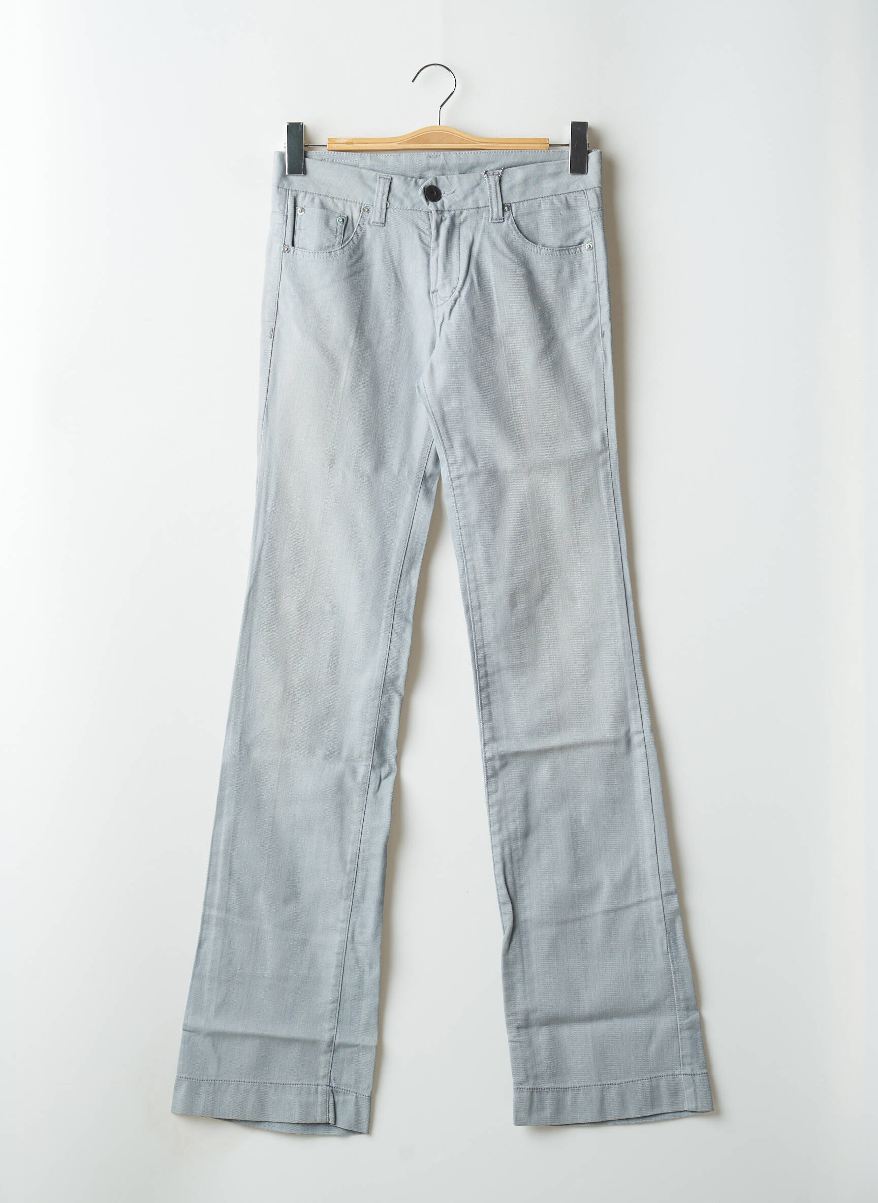 Flare tipo džinsai tamprumas normala dydis mėlyna USED JEANS moteris