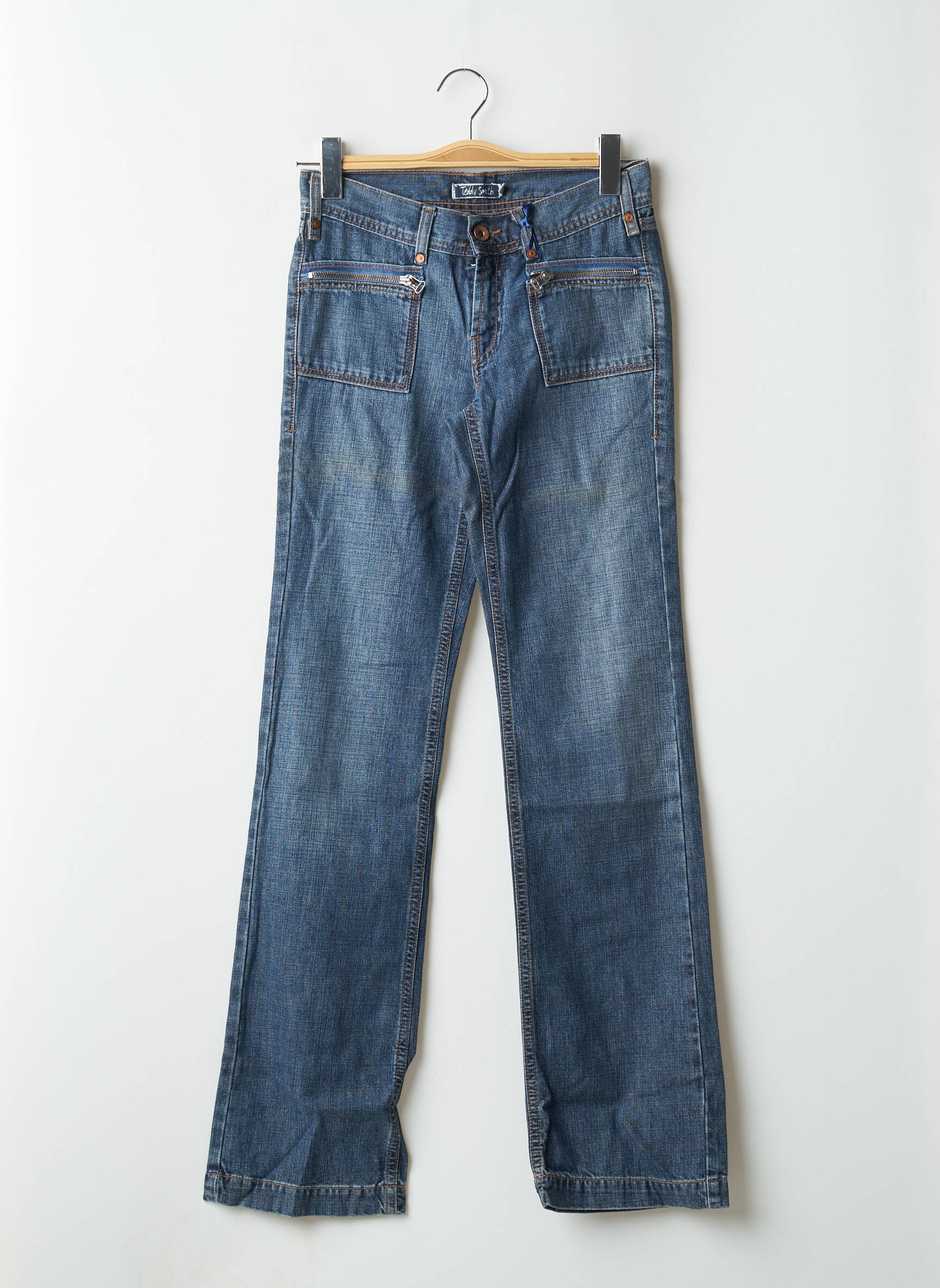 Bootcut džinsai normala dydis normala dydis mėlyna TEDDY SMITH moteris