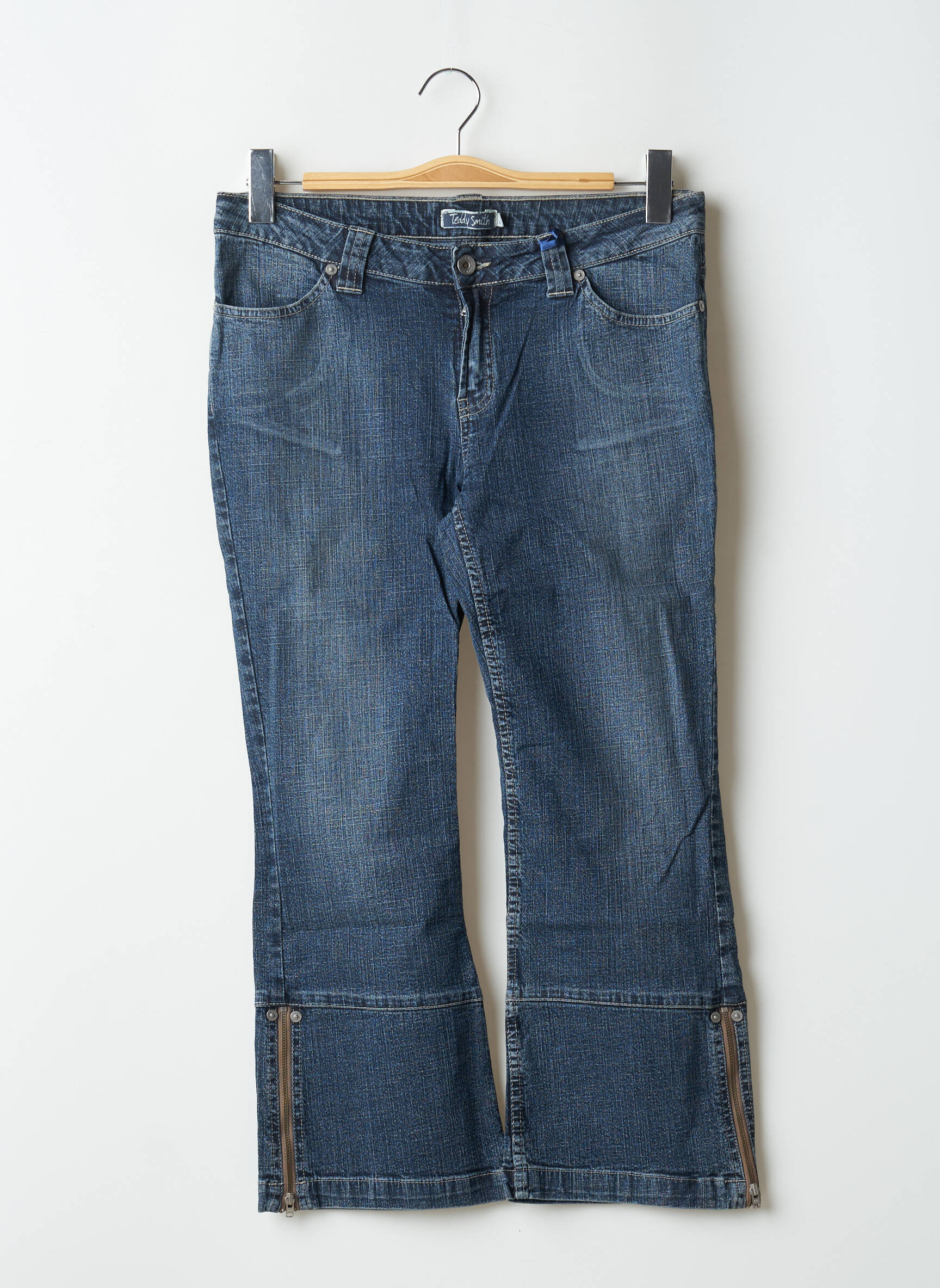Bootcut džinsai normala dydis normala dydis mėlyna TEDDY SMITH moteris