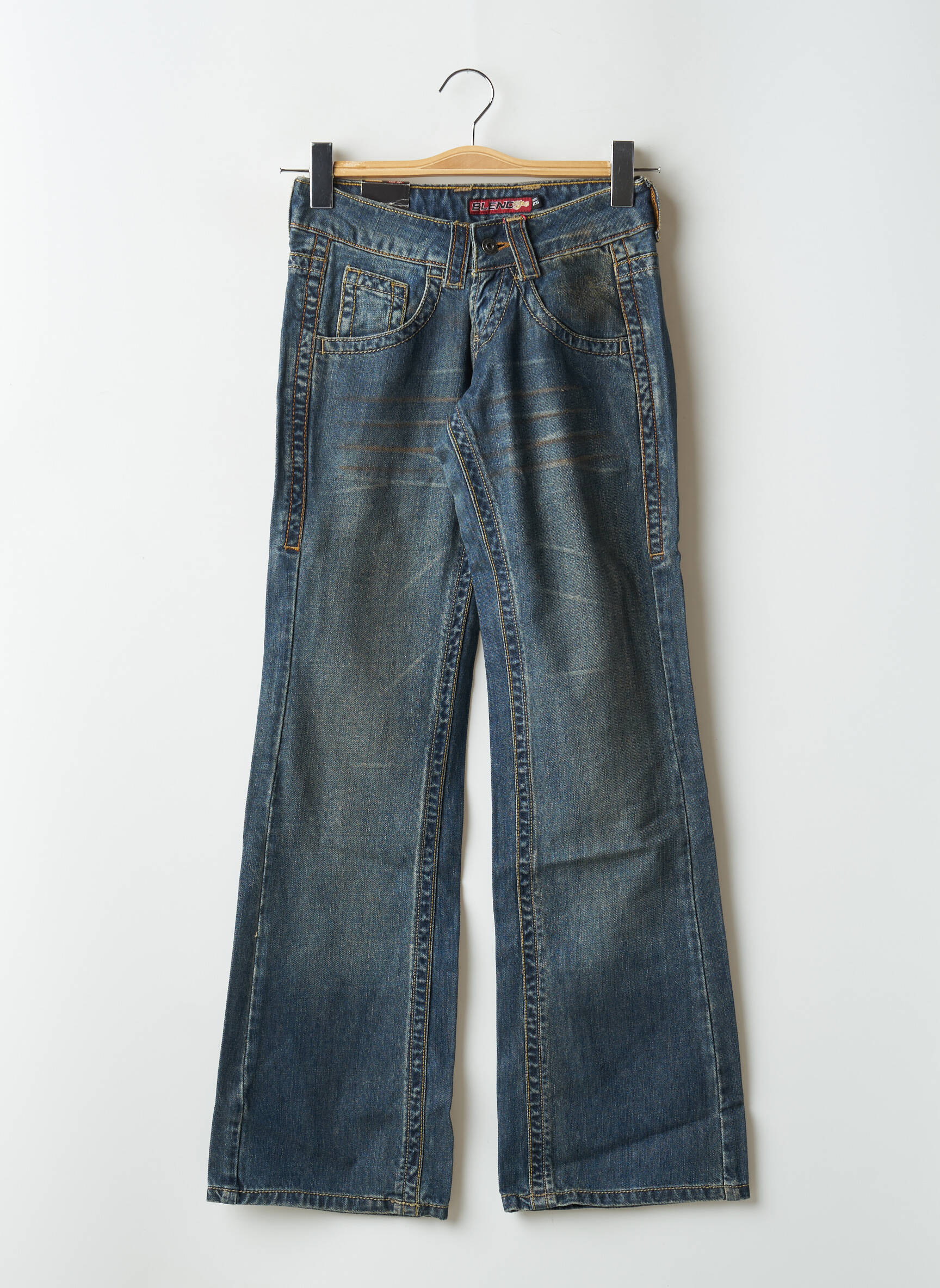 Bootcut džinsai tamprumas maža dydžio mėlyna BLEND SHE moteris