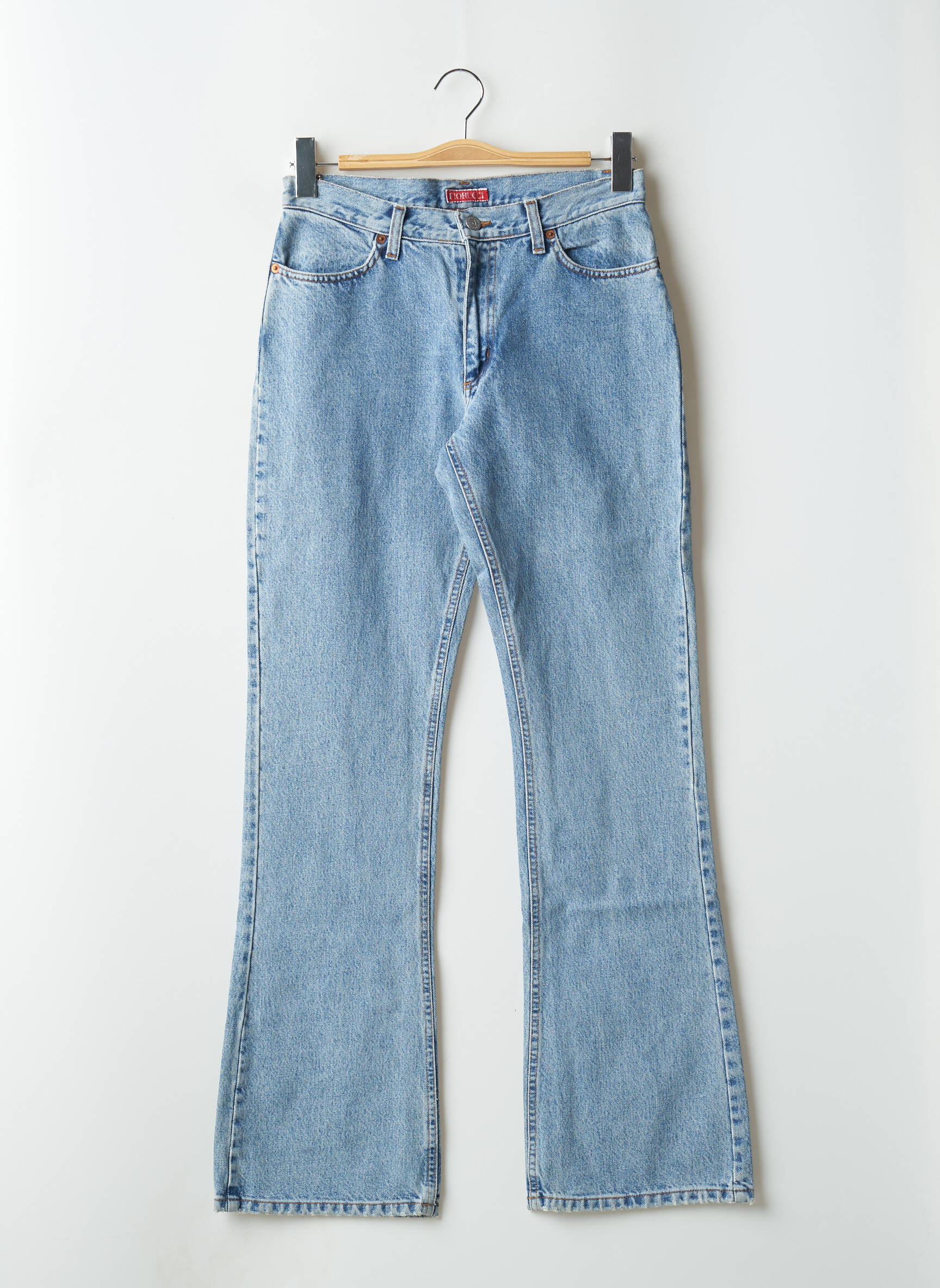 Bootcut džinsai aukšta talija aukšta talija mėlyna FIORUCCI moteris