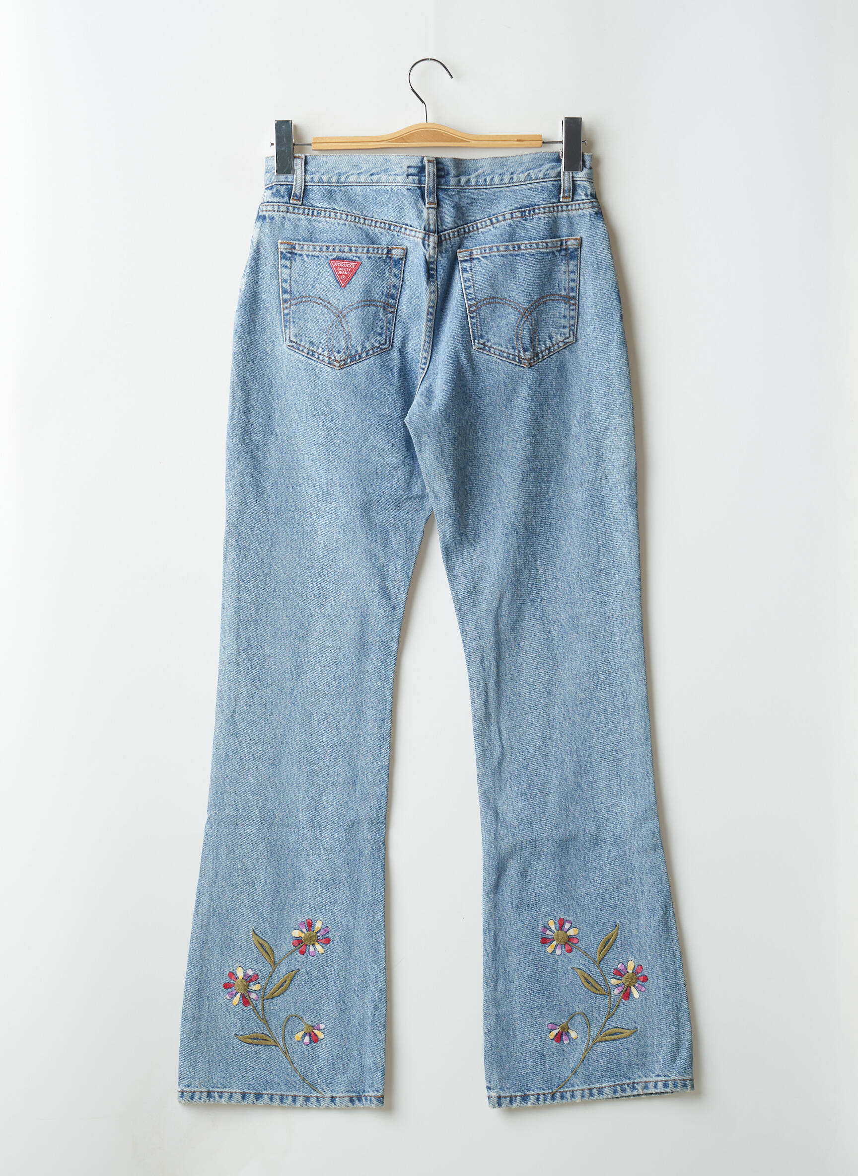 Bootcut džinsai aukšta talija aukšta talija mėlyna FIORUCCI moteris