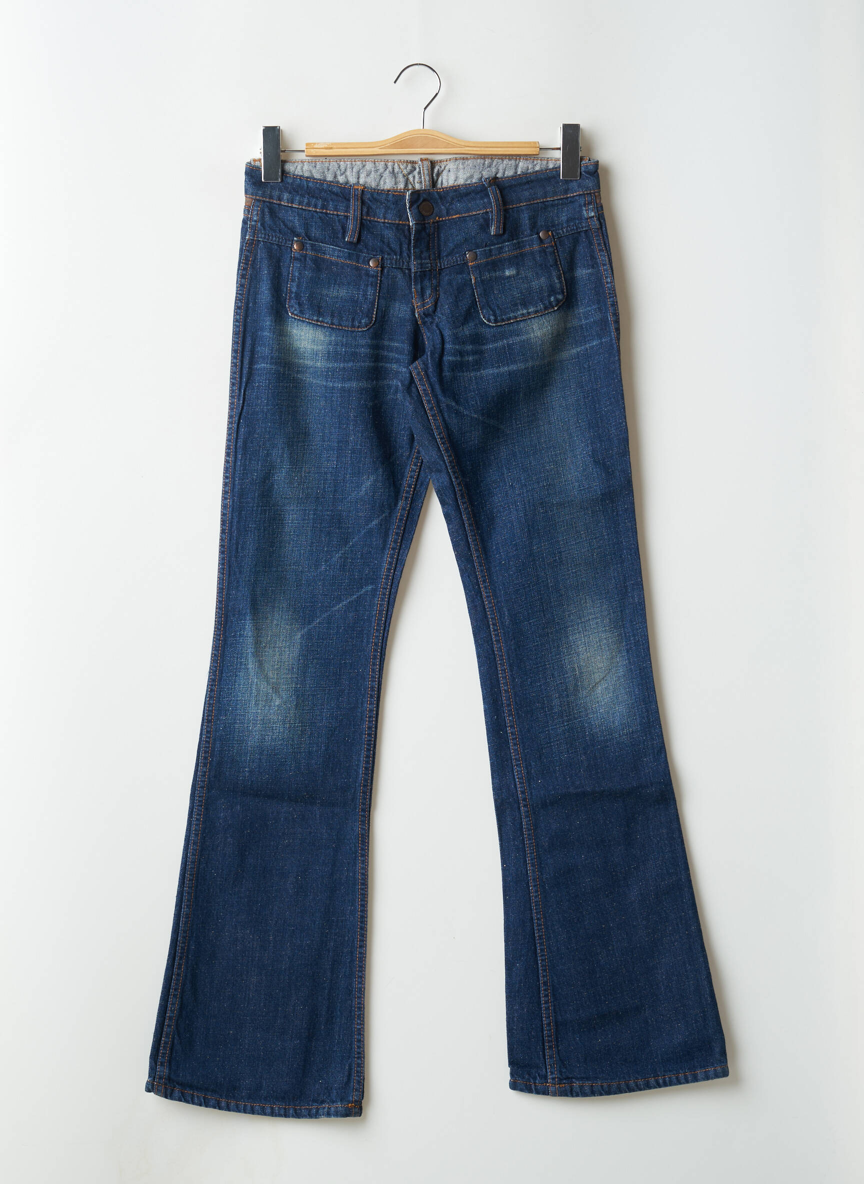 Bootcut džinsai tamprumas maža dydžio mėlyna MELTIN'POT moteris