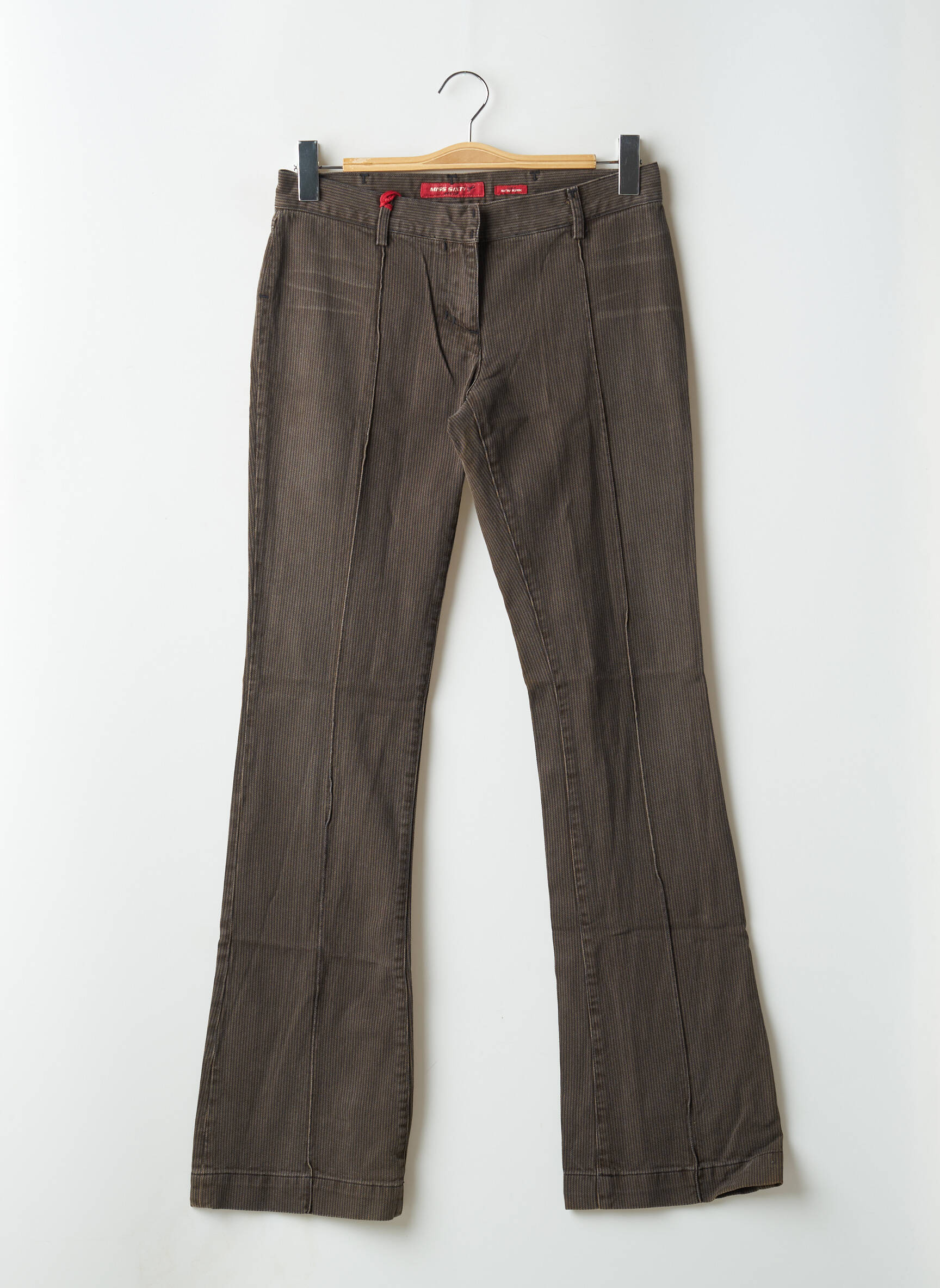 Bootcut džinsai tamprumas maža dydžio rudas MISS SIXTY moteris