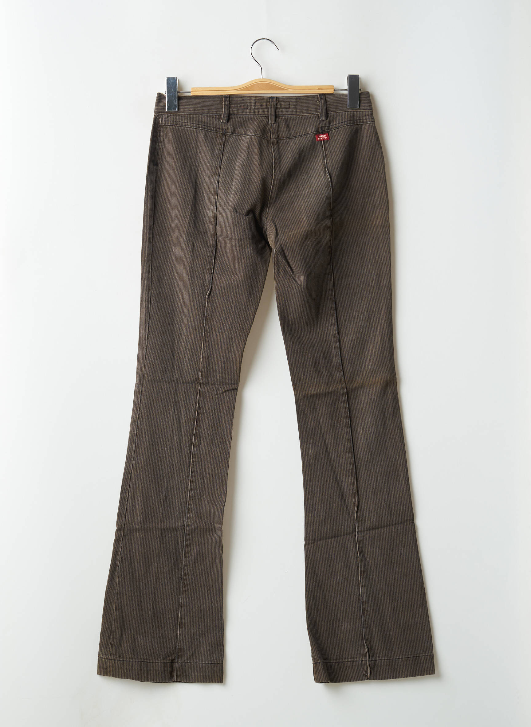 Bootcut džinsai tamprumas maža dydžio rudas MISS SIXTY moteris