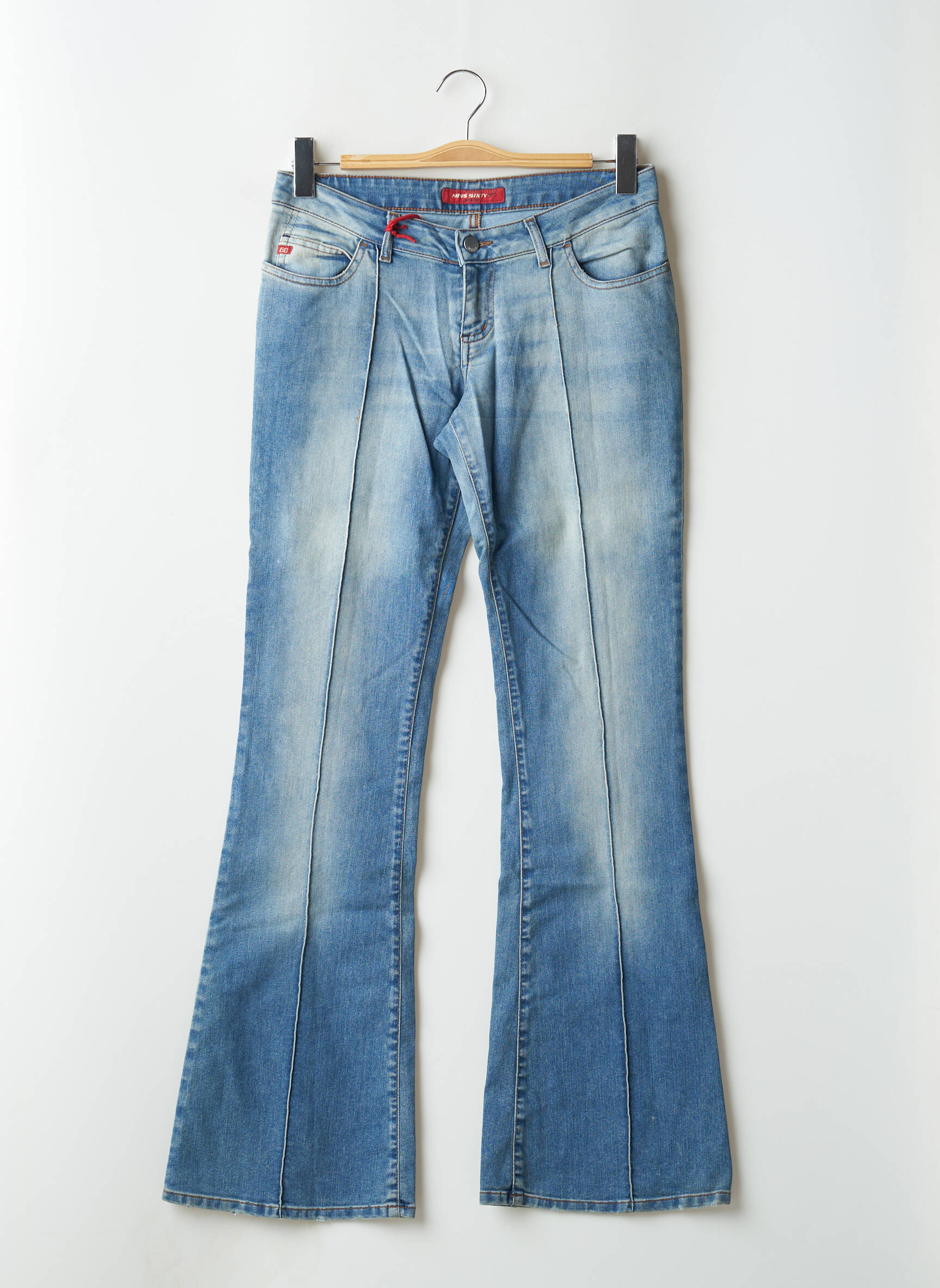Bootcut džinsai tamprumas maža dydžio mėlyna MISS SIXTY moteris