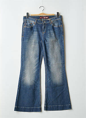 Bootcut džinsai kišenės mėlyna LTB moteris