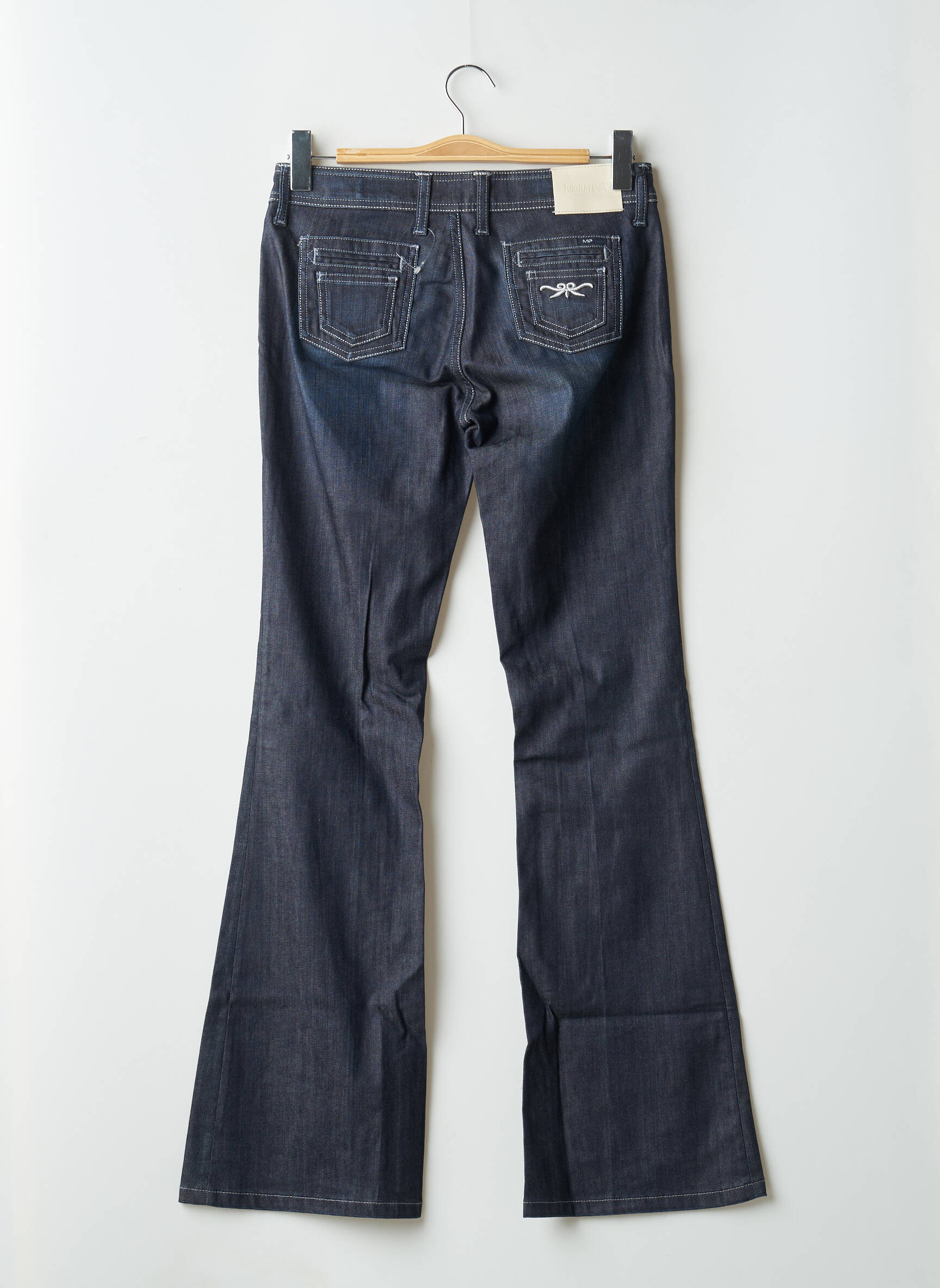 Bootcut džinsai kišenės mėlyna MELTIN'POT moteris