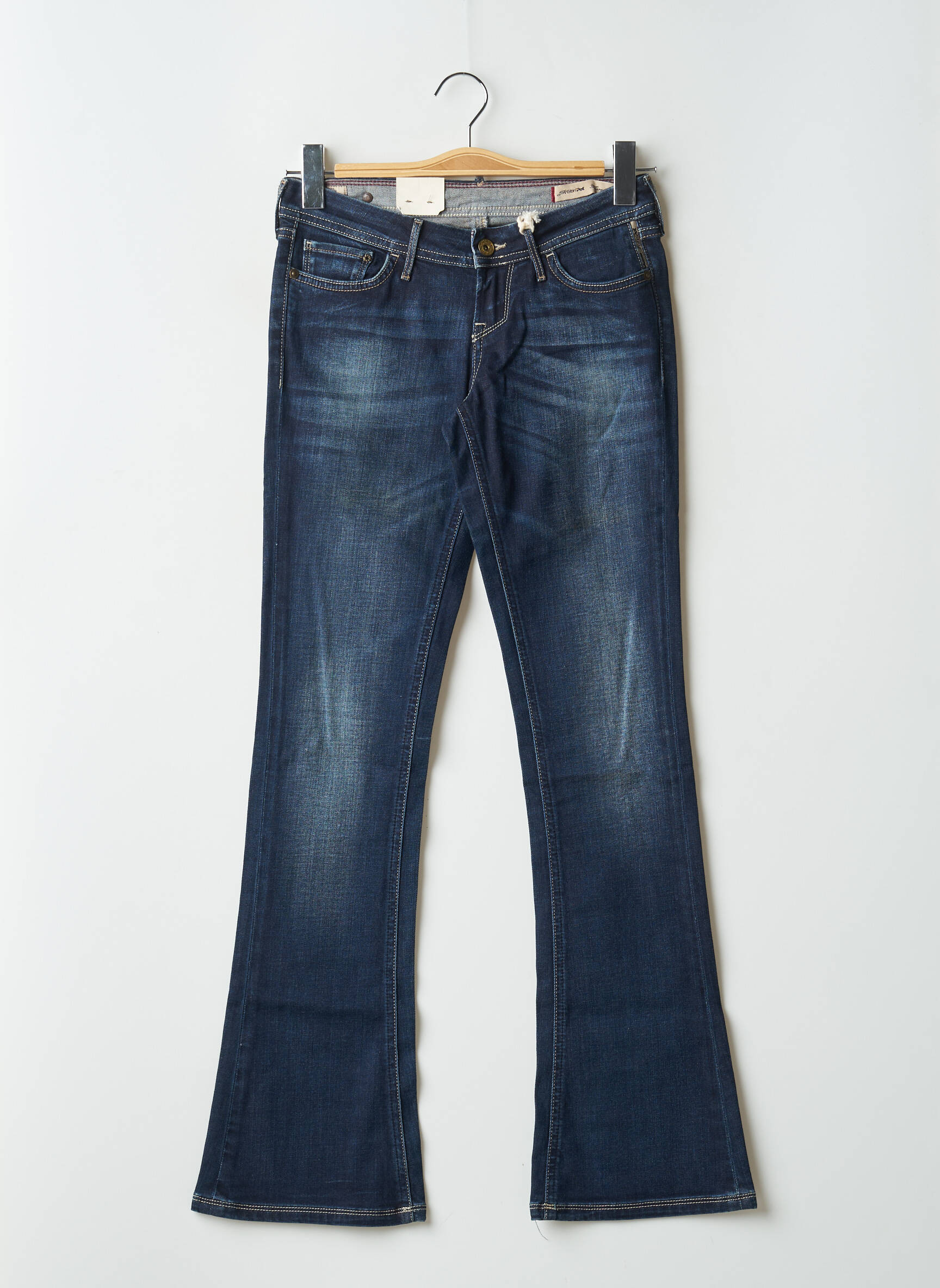 Bootcut džinsai kišenės mėlyna MELTIN'POT moteris