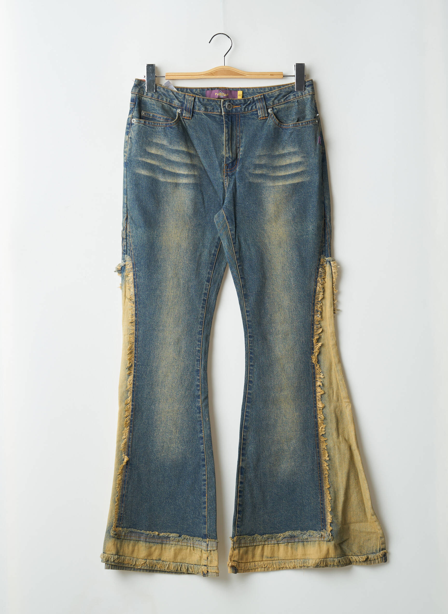 Bootcut džinsai kišenės mėlyna NEW LONDON moteris