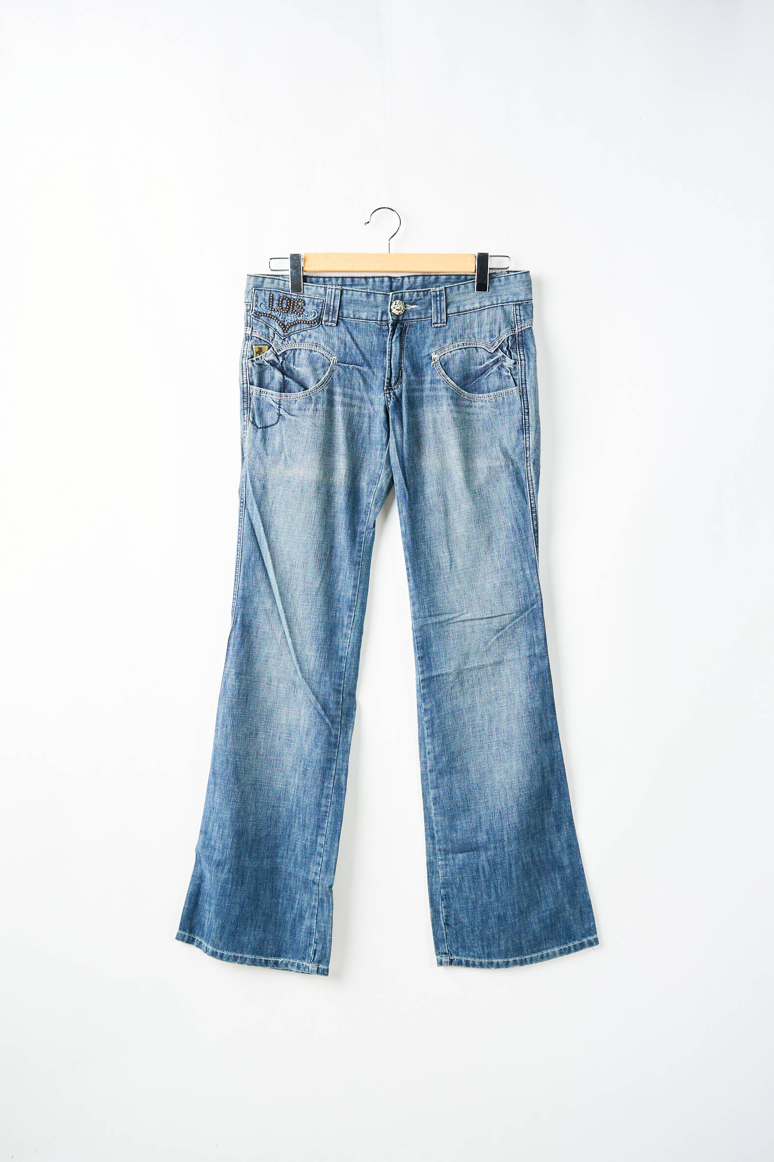 Bootcut džinsai tamprumas maža dydžio mėlyna LOIS moteris