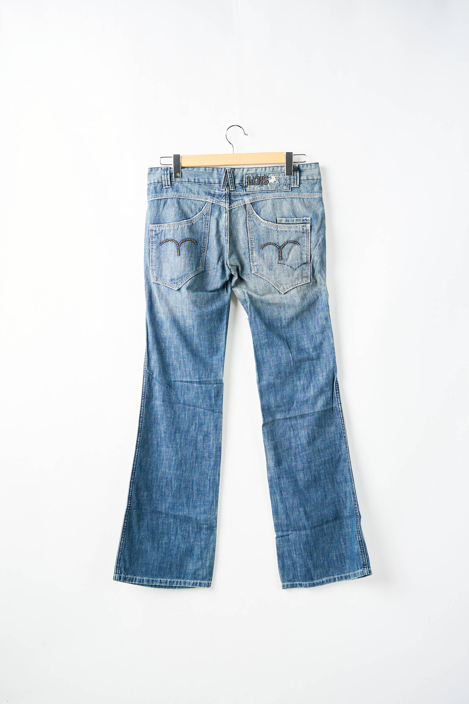 Bootcut džinsai tamprumas maža dydžio mėlyna LOIS moteris