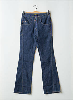 Bootcut džinsai aukšta talija aukšta talija mėlyna TEDDY SMITH moteris