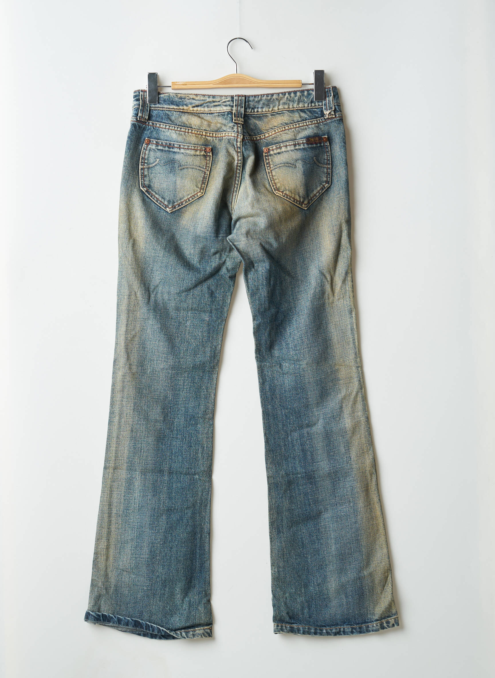 Bootcut džinsai tamprumas maža dydžio mėlyna TEDDY SMITH moteris