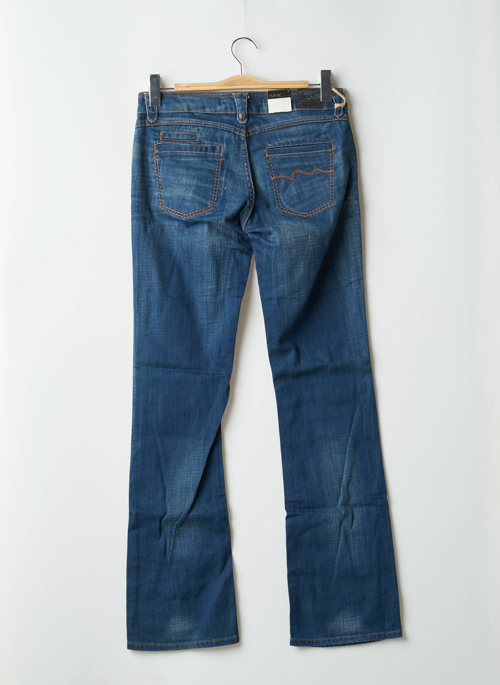 Bootcut džinsai tamprumas maža dydžio mėlyna TEDDY SMITH moteris