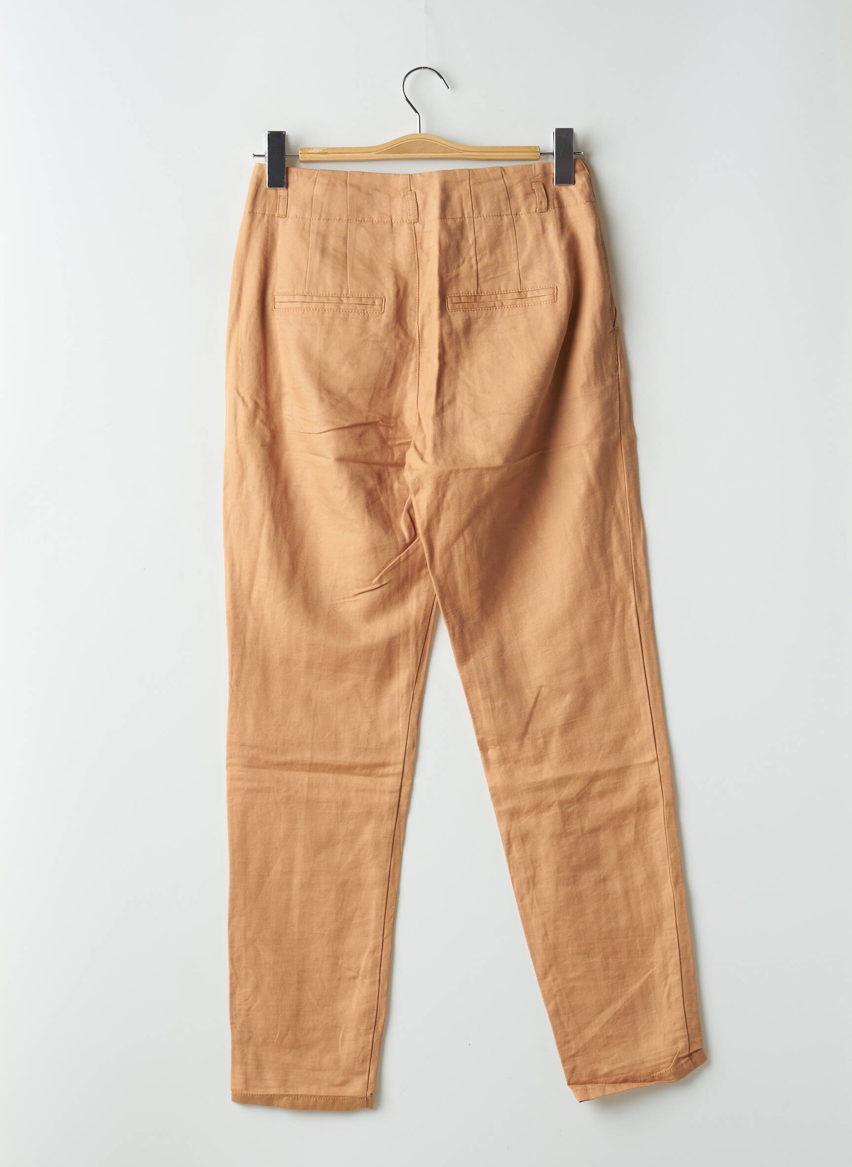 Chino kelnė uždarymas su užtrauktuku po mygtuku uždengimu normala dydis rudas DE.CORP BY ESPRIT moteris