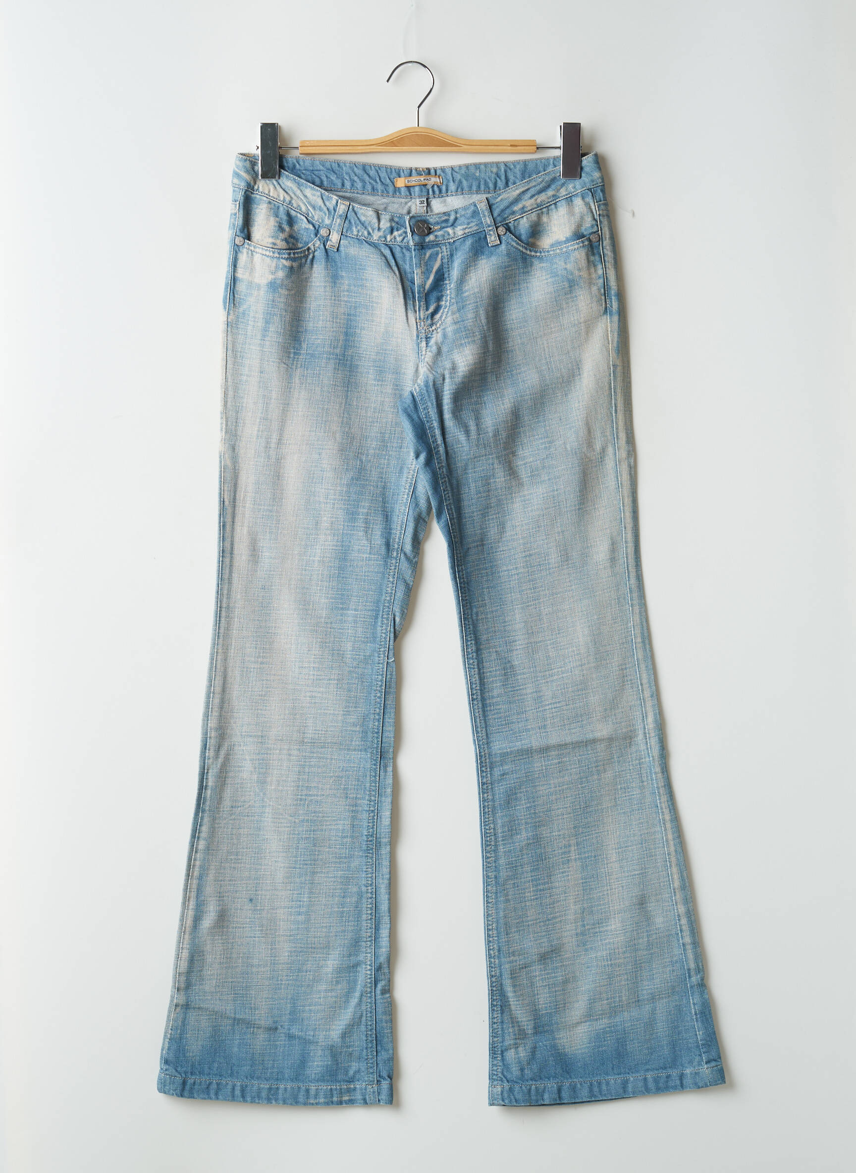 Bootcut džinsai kišenės maža dydžio mėlyna SCHOOL RAG moteris
