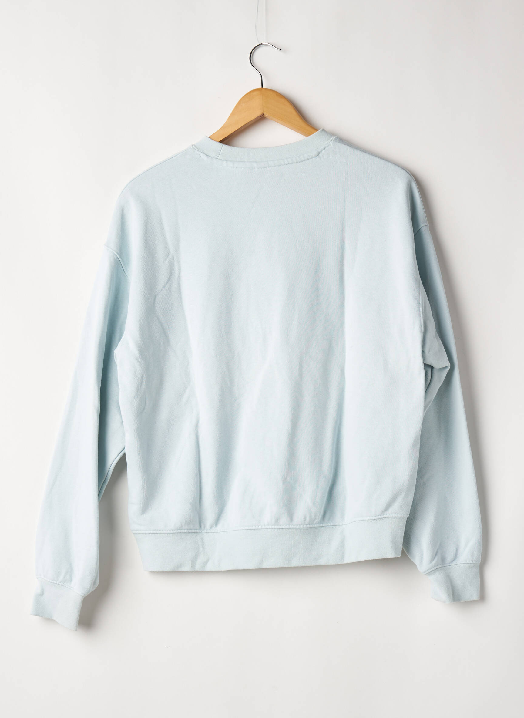Mikroskopas tamprumas ilgos rankovės mėlyna H&M moteris