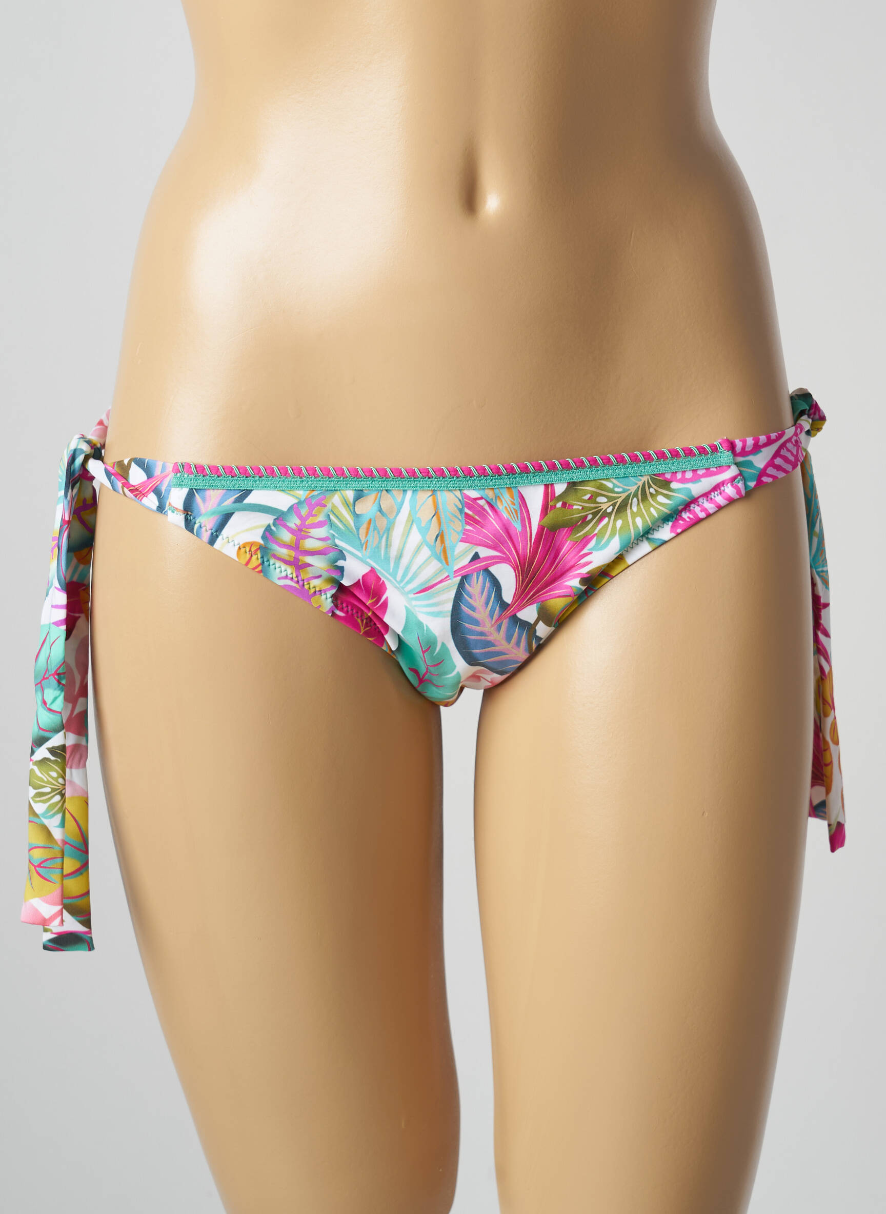 Maudymosi kelnaitės fantazijos raštas bikini baltas ANTIGEL moteris
