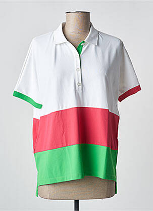 Polo tiesi kirpimas trumpas rankovės baltas SAINT JAMES moteris