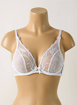 Liemenėlė lengva ir skaidri pilnas palaikantis liemenėlės viršus baltas AUBADE moteris