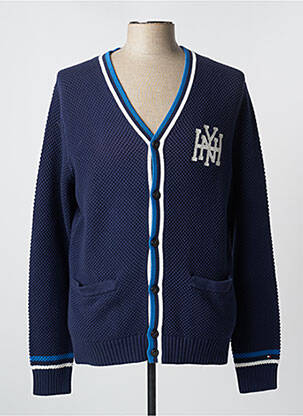 Ilgų rankovių liemenė didelės akies mezgimas mėlyna TOMMY HILFIGER vyras