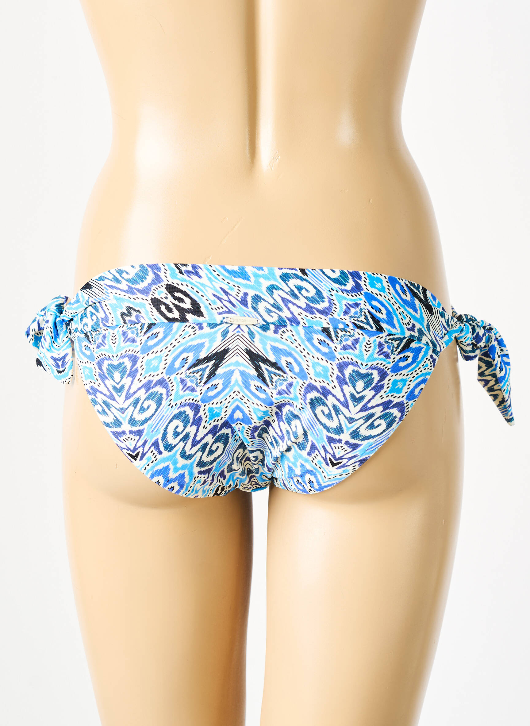 Maudymosi kelnaitės fantazijos raštas bikini mėlyna GRAIN DE SABLE moteris