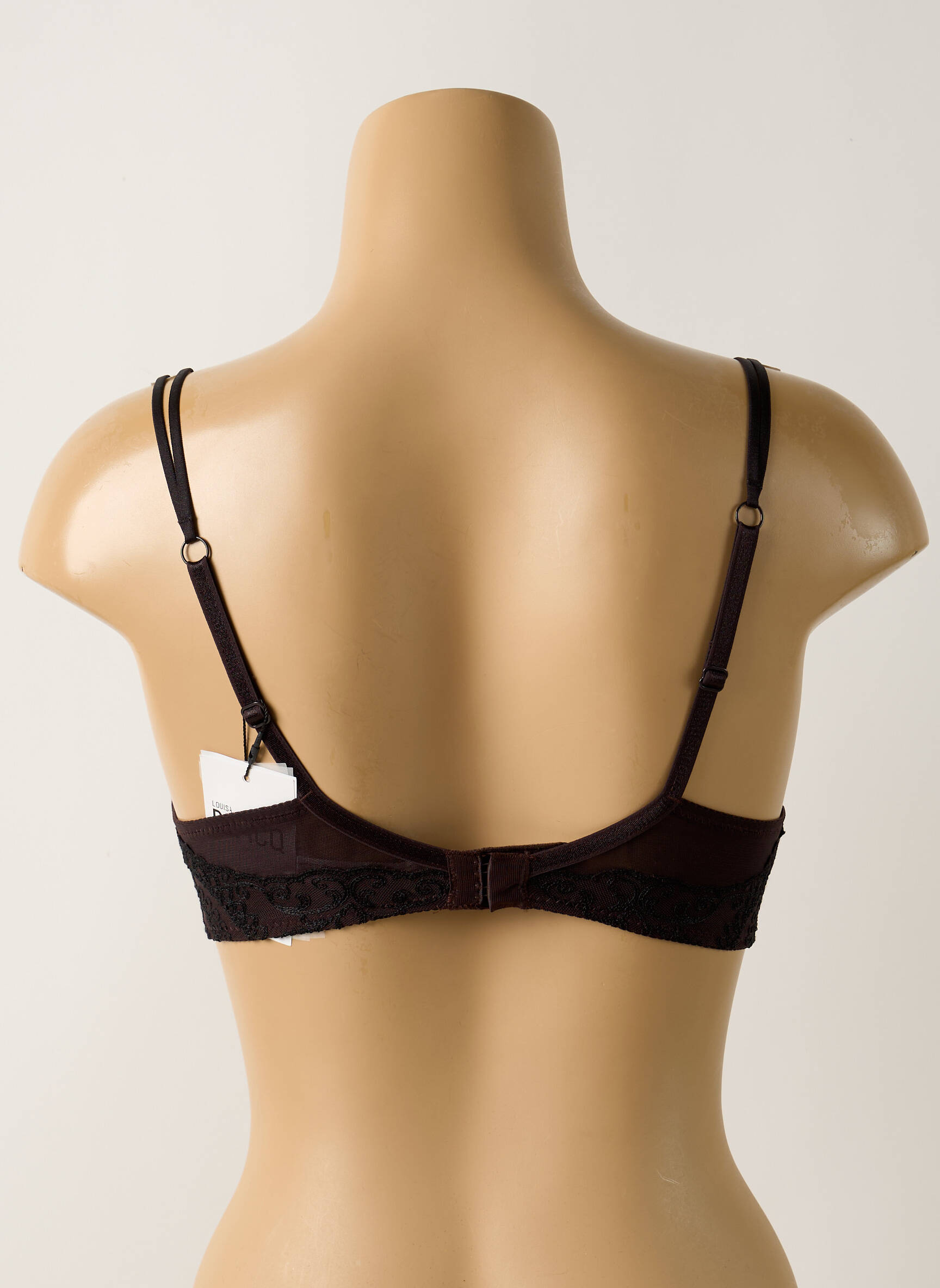 Liemenėlė push-up liemenėlė su aukštu palaikymu push-up liemenėlė su aukštu palaikymu rudas LOUISA BRACQ moteris