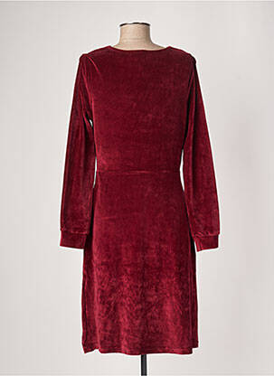 Pusilgių suknelė ilgos rankovės ilgos rankovės raudona TRANQUILLO moteris