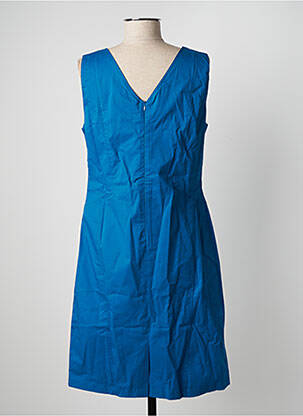 Pusilgių suknelė be rankų be rankų mėlyna FELINO moteris
