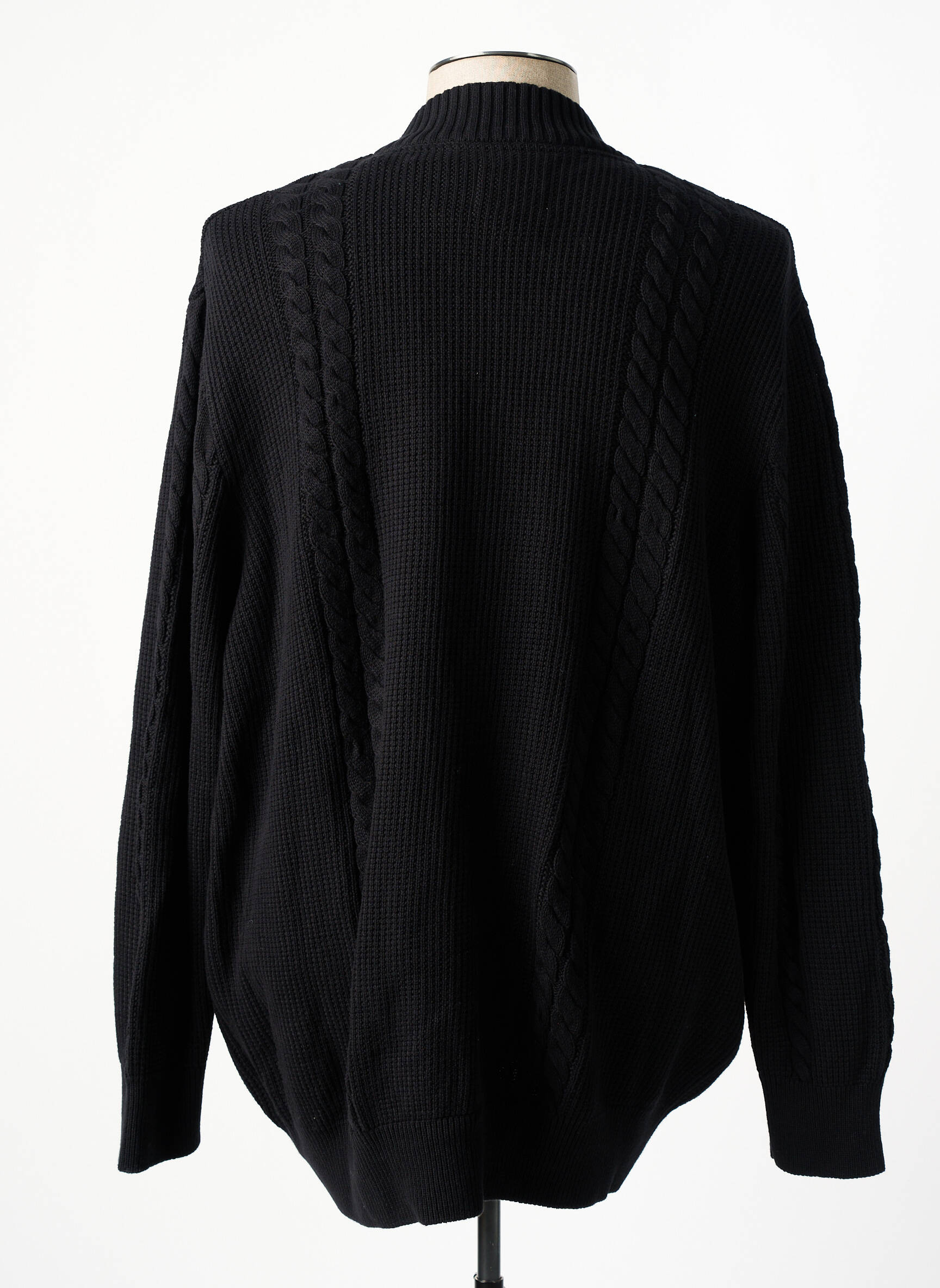 Ilgų rankovių liemenė priekinė mygtukų uždarymo sistema juodas JACK & JONES vyras