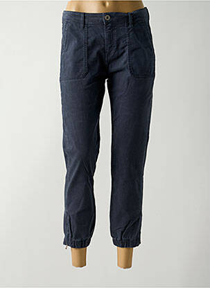 7/8 kelnės uždarymas su užtrauktuku po mygtuku uždengimu mėlyna DENIM STUDIO moteris