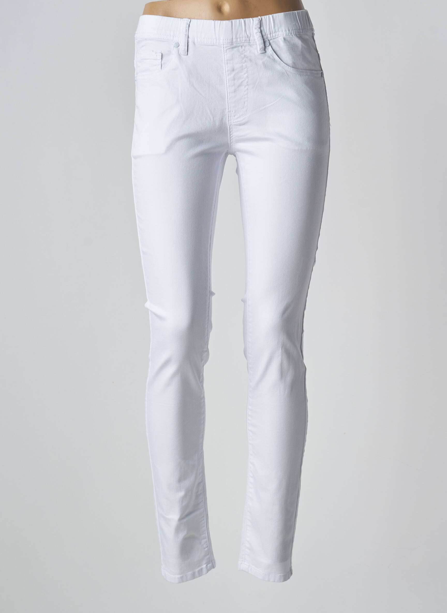 Jegging denimo audinys normala dydis baltas QUATRE VINGT JOURS moteris