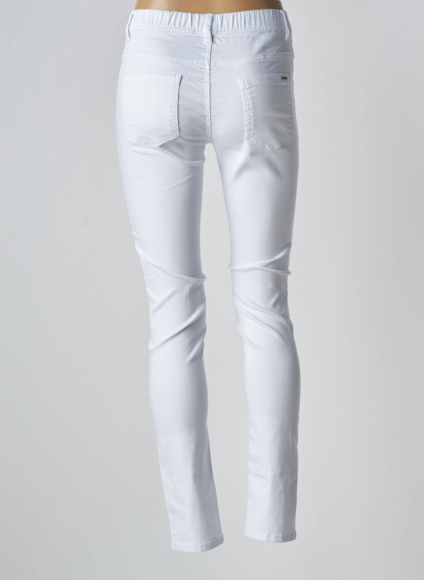 Jegging denimo audinys normala dydis baltas QUATRE VINGT JOURS moteris